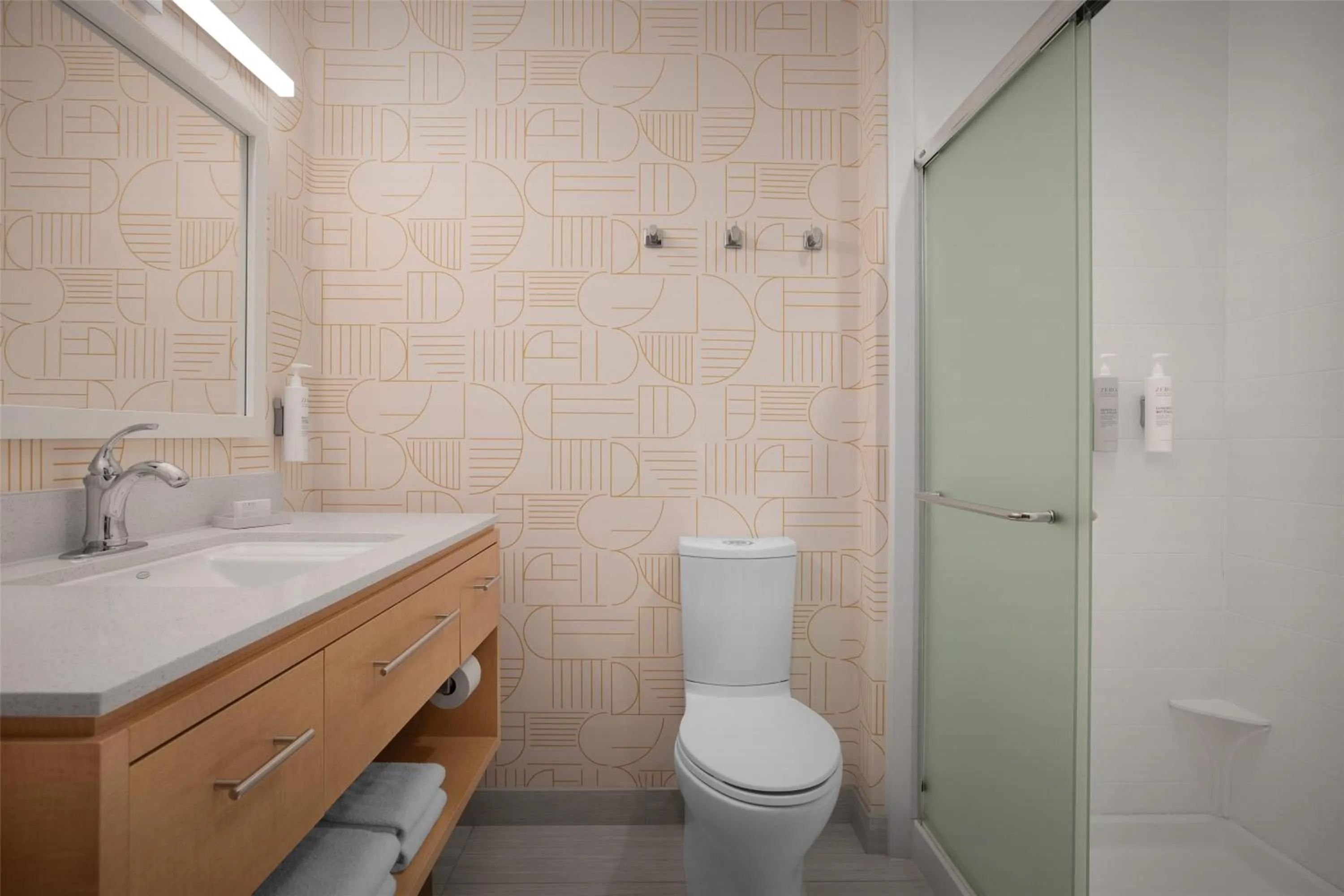 Bathroom in Home2 Suites by Hilton Sioux Falls Sanford Medical Center