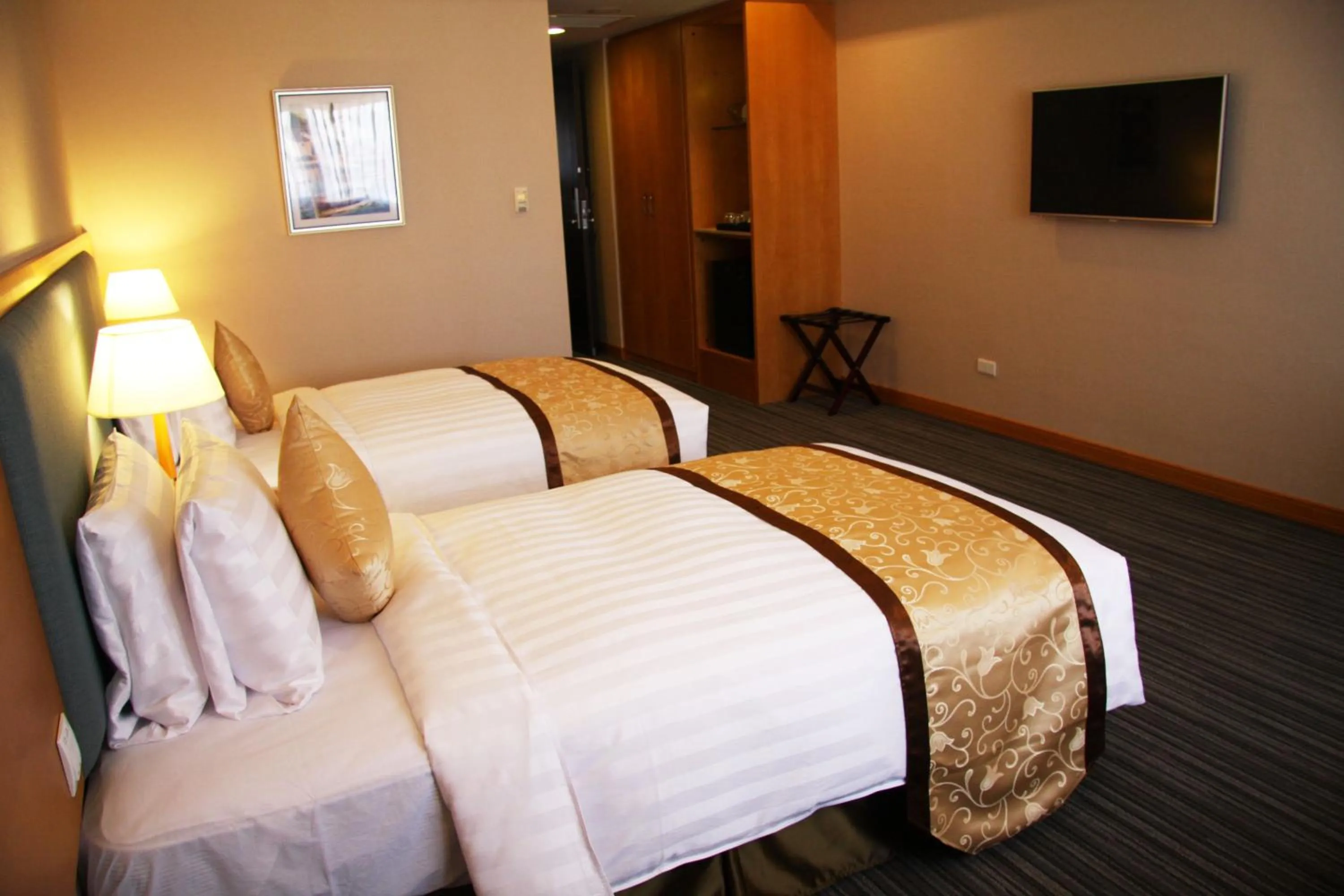 Bed in Fushin Hotel - Tainan