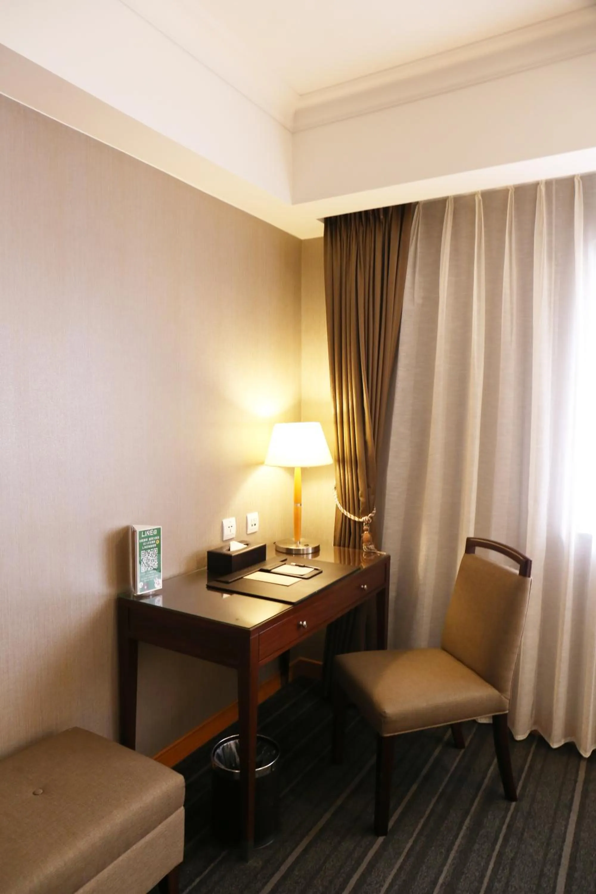 Seating area in Fushin Hotel - Tainan