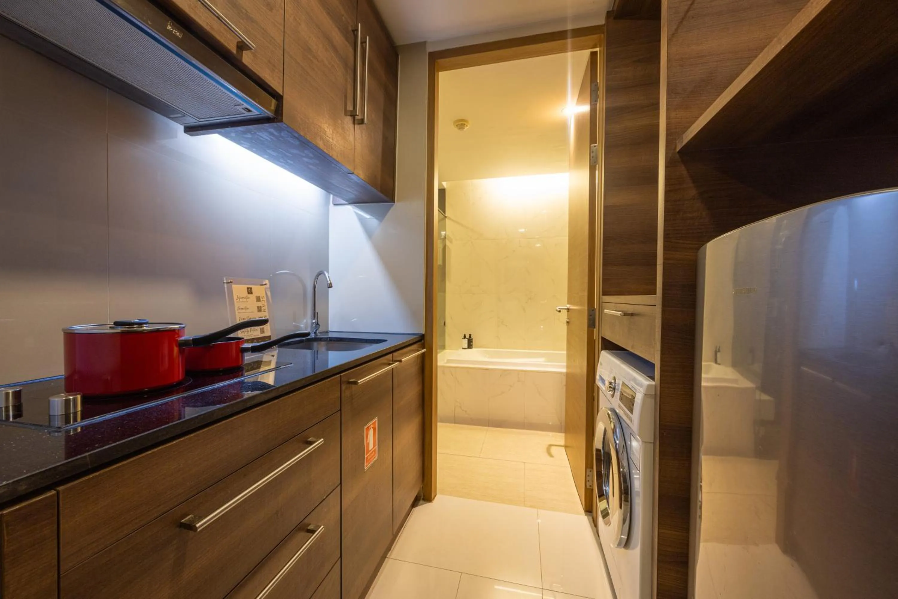 Kitchen or kitchenette in LiT BANGKOK Residence