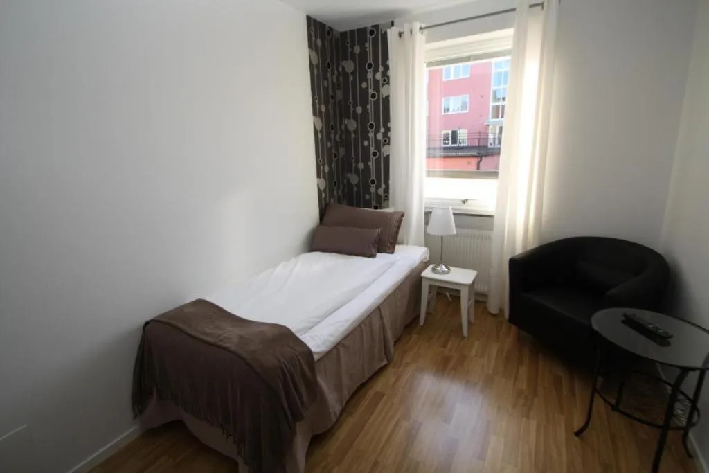 Photo of the whole room, Bed in Riverside stay at Hotel - Ängelholm