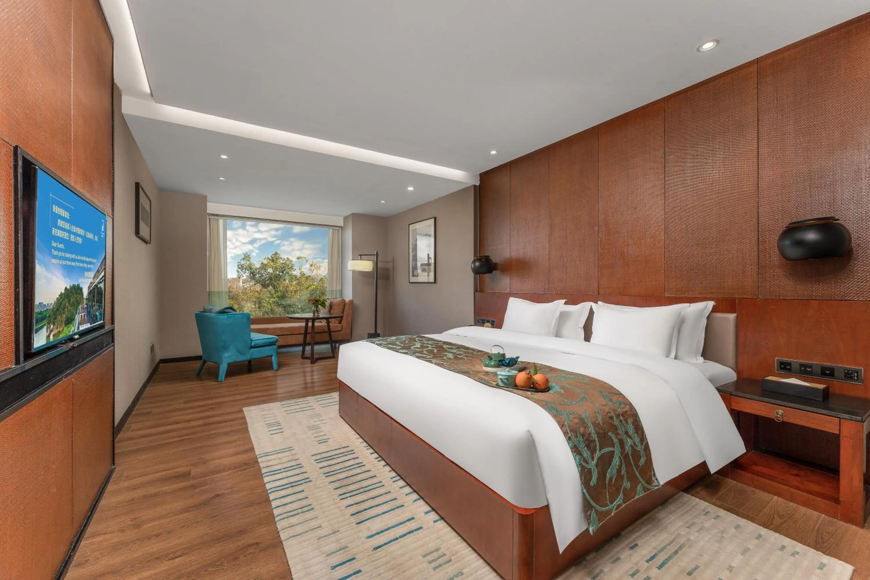 Bed in Jolie Vue Boutique Hotel Guilin (near Elephant Trunk Hill)