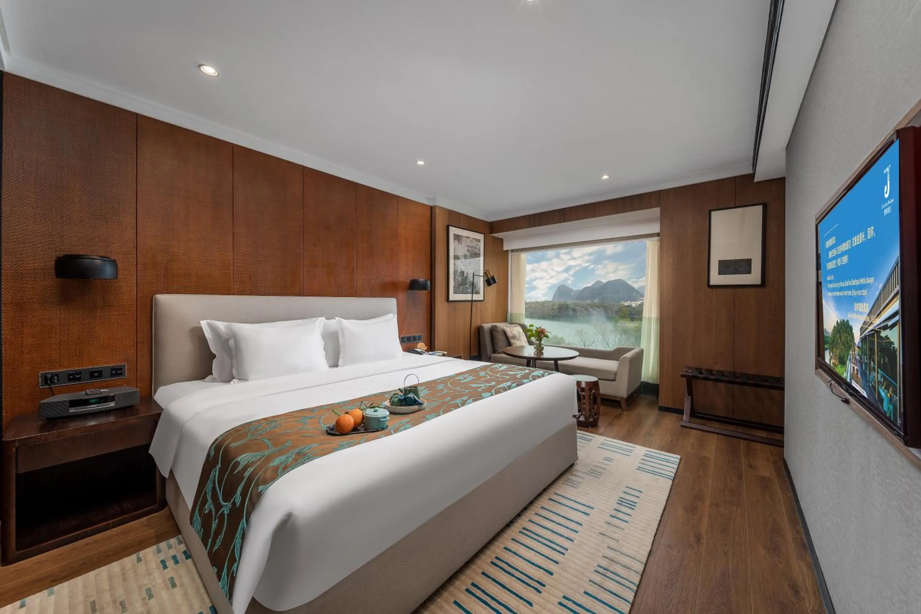 Bed in Jolie Vue Boutique Hotel Guilin (near Elephant Trunk Hill)