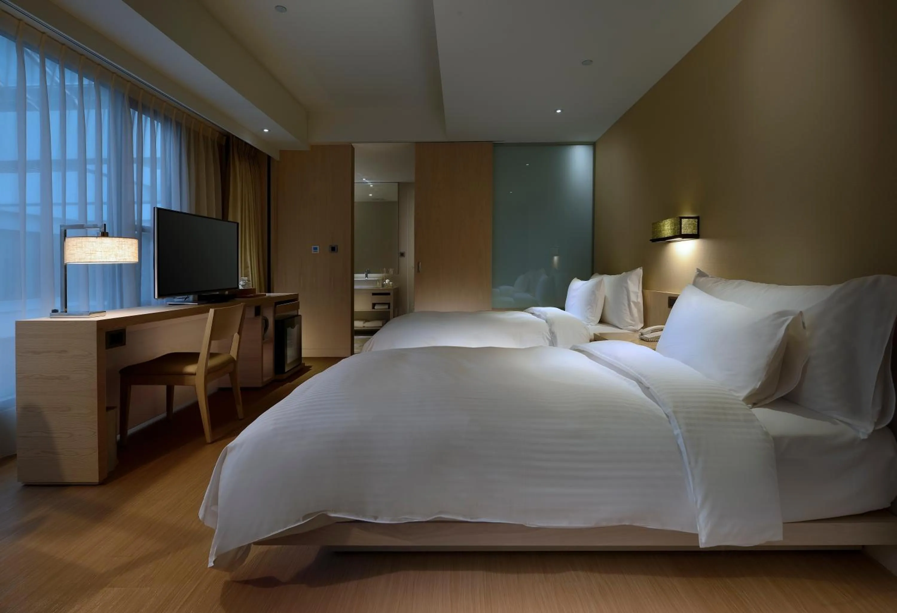 Photo of the whole room, Bed in Chihpen Century Hotel