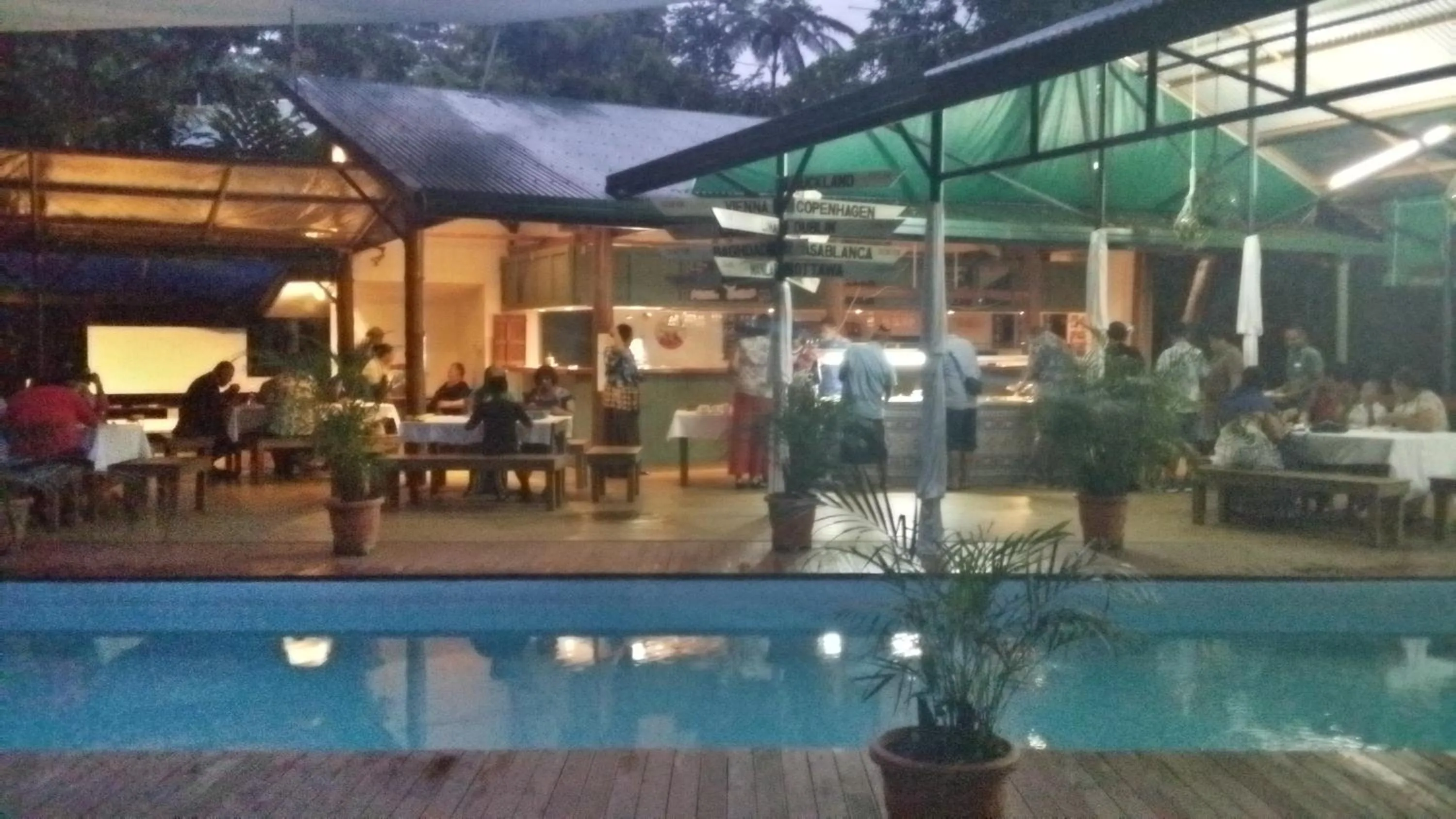 Swimming pool in Rainforest Eco Lodge