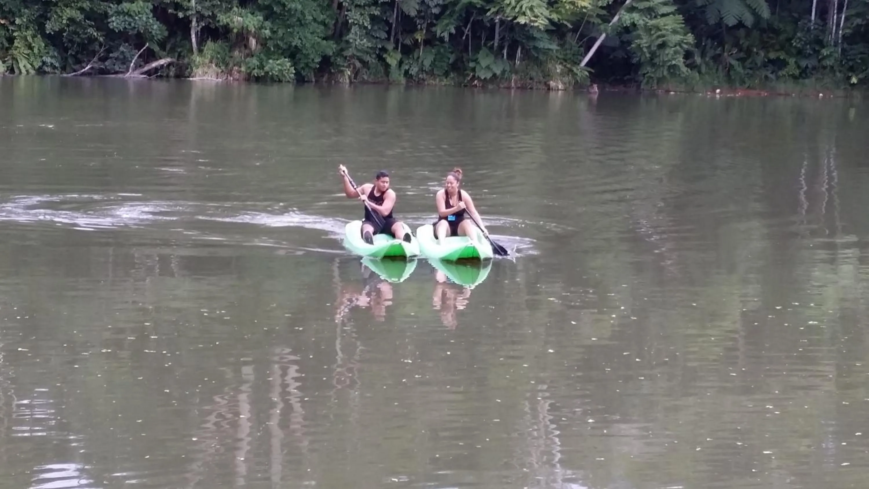 Canoeing in Rainforest Eco Lodge