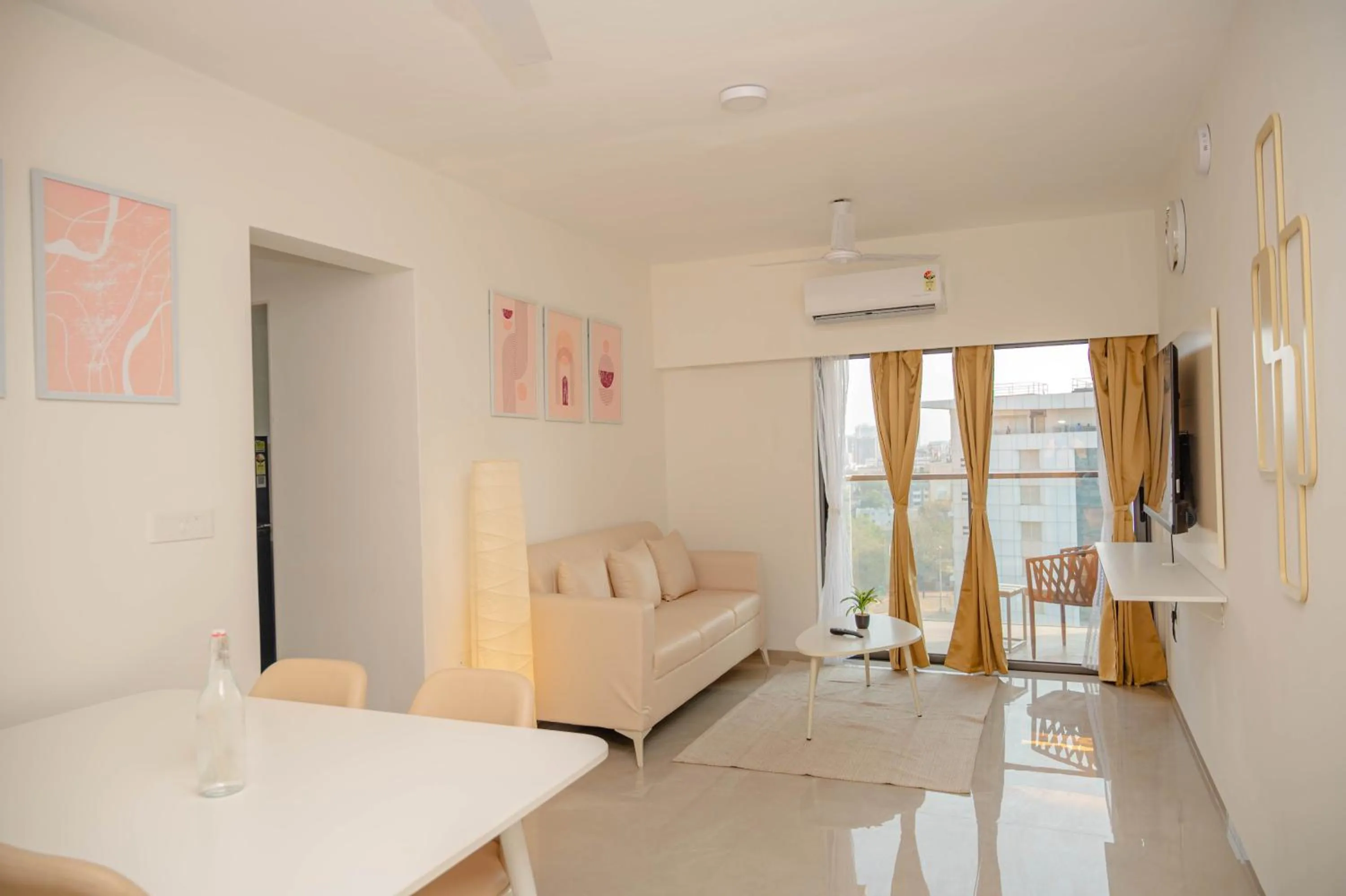 Living room, Bed in Z Bliss Suites, BKC