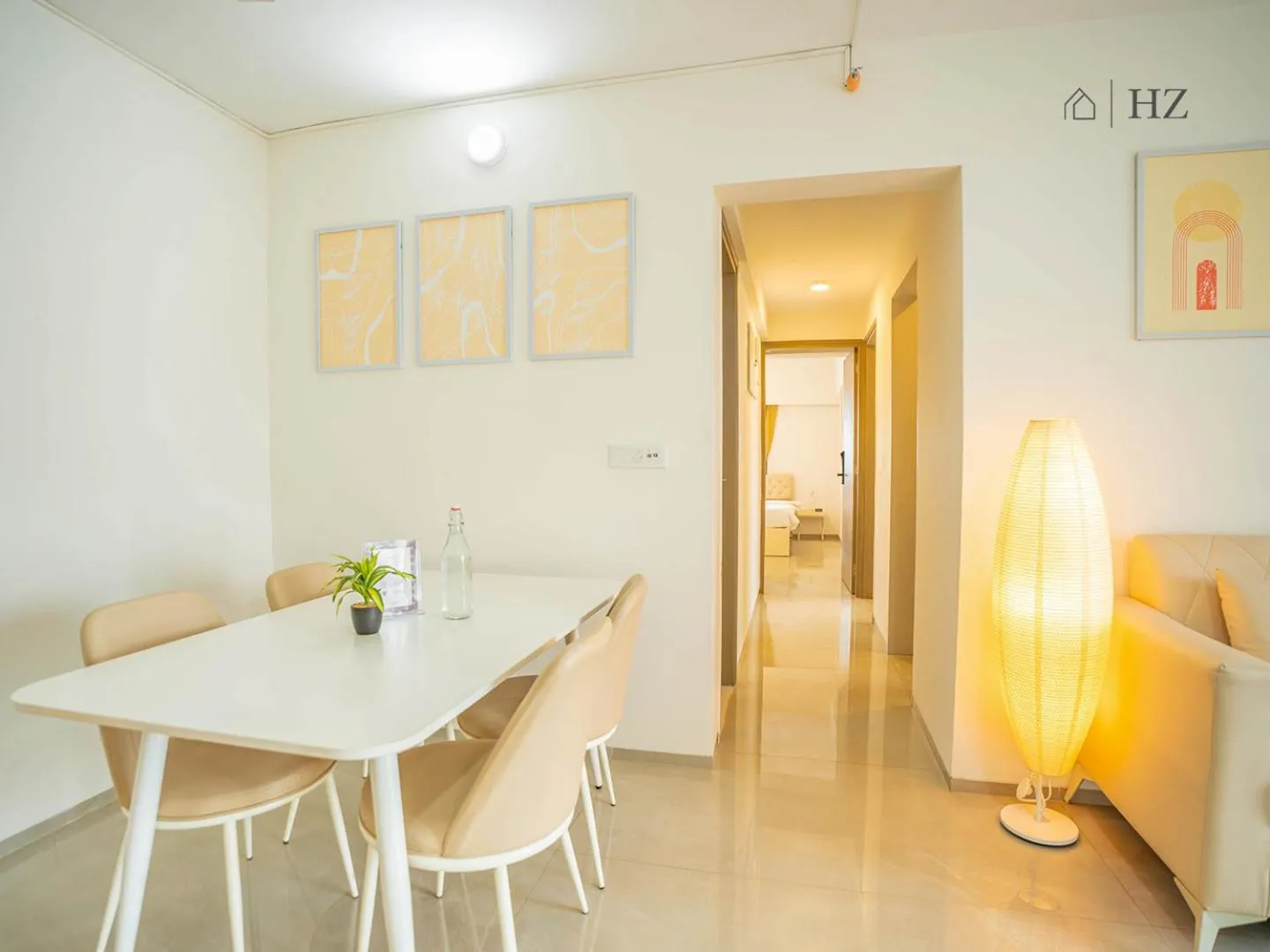 Living room in Z Bliss Suites, BKC