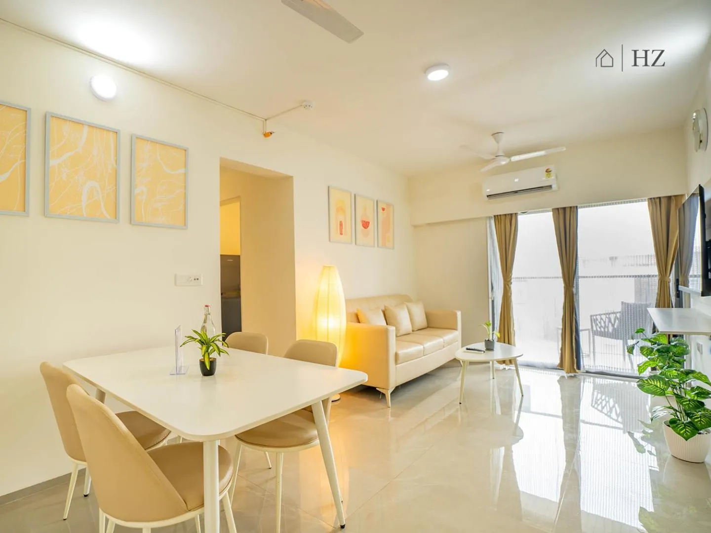 Living room in Z Bliss Suites, BKC