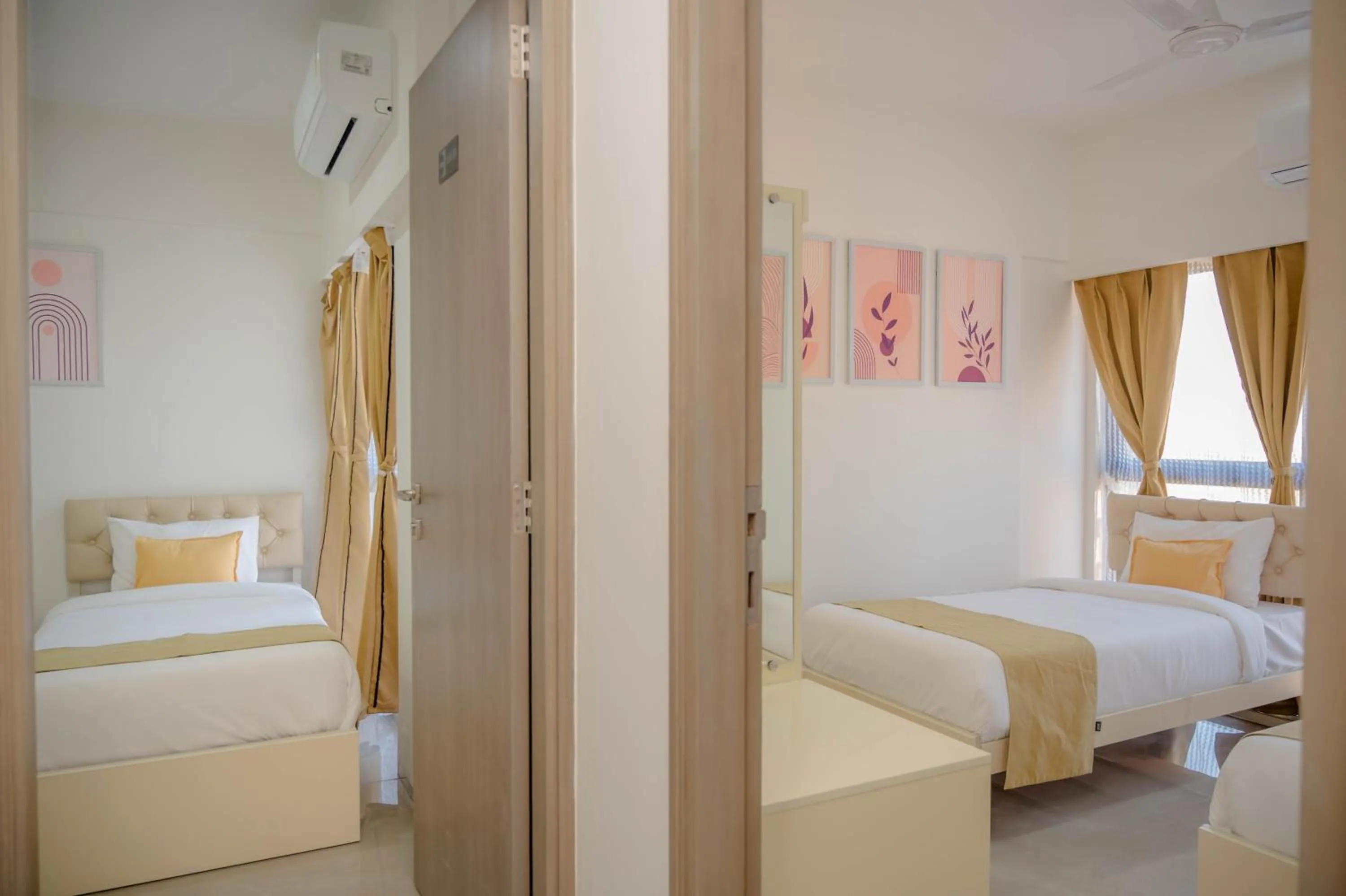 Bed in Z Bliss Suites, BKC