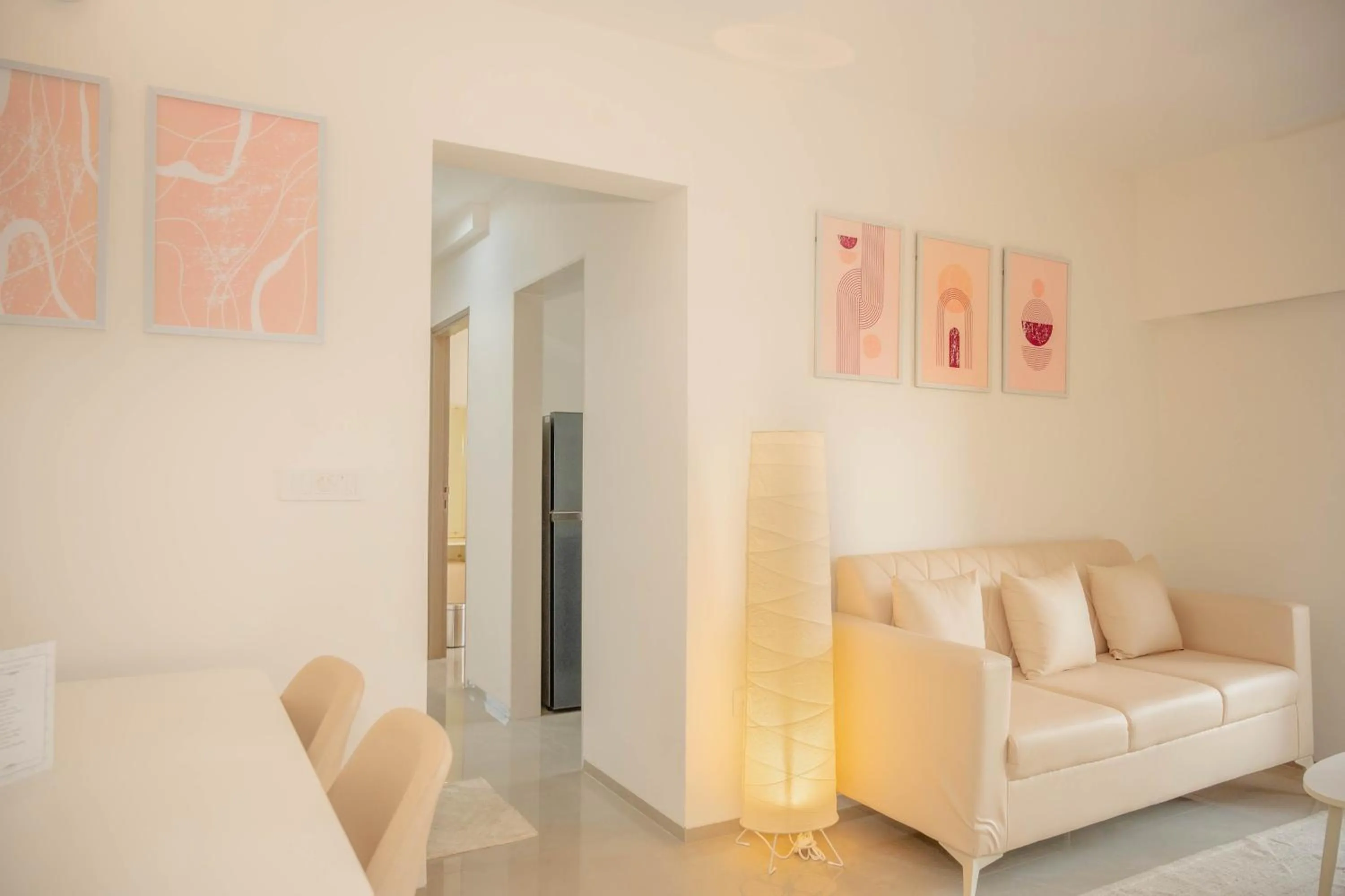 Living room in Z Bliss Suites, BKC