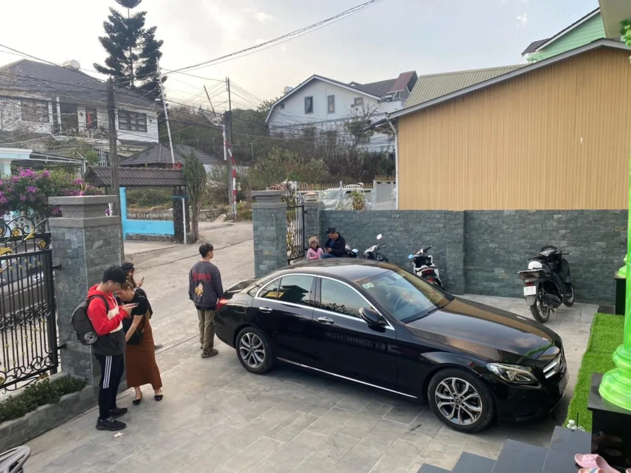 Parking in Happy Bun Hotel Da Lat