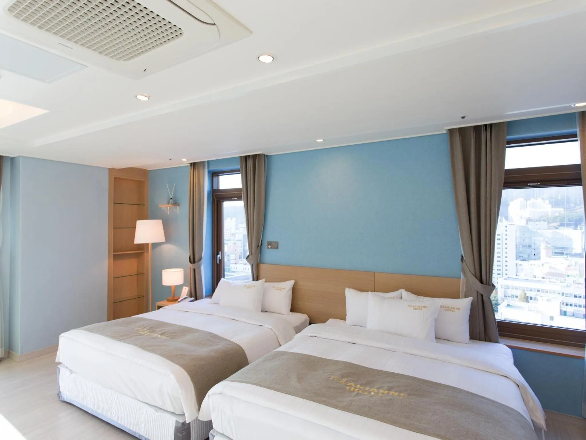 Bedroom, Bed in Haeundae Marianne Hotel