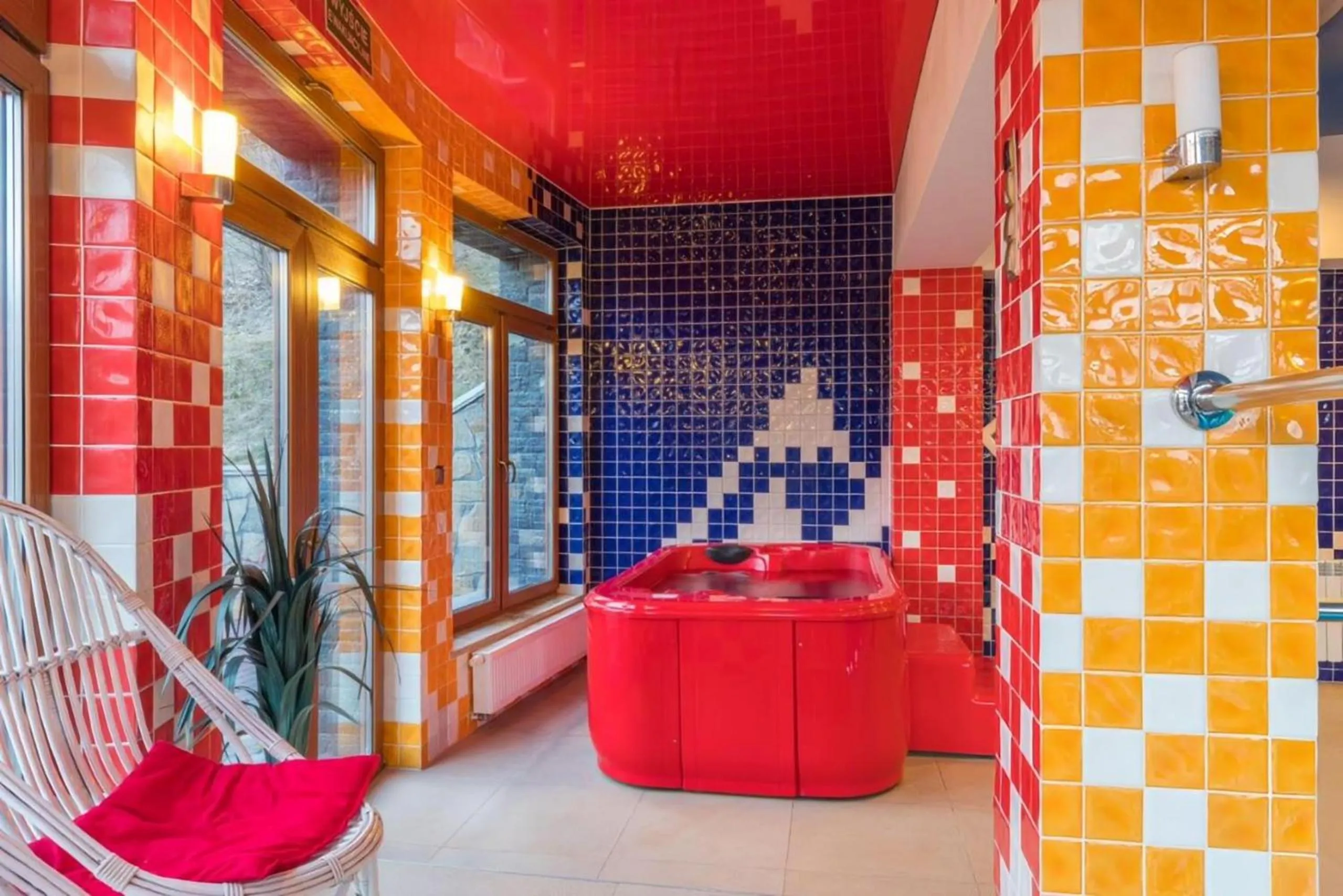 Hot Tub in Hotel Karolek