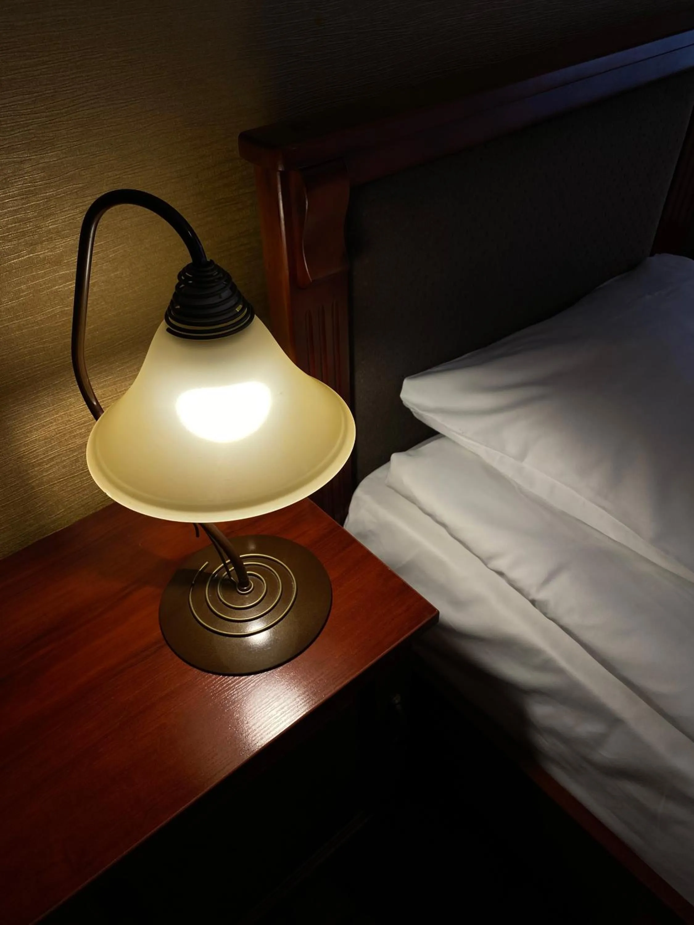 Bed in Hotel Karolek