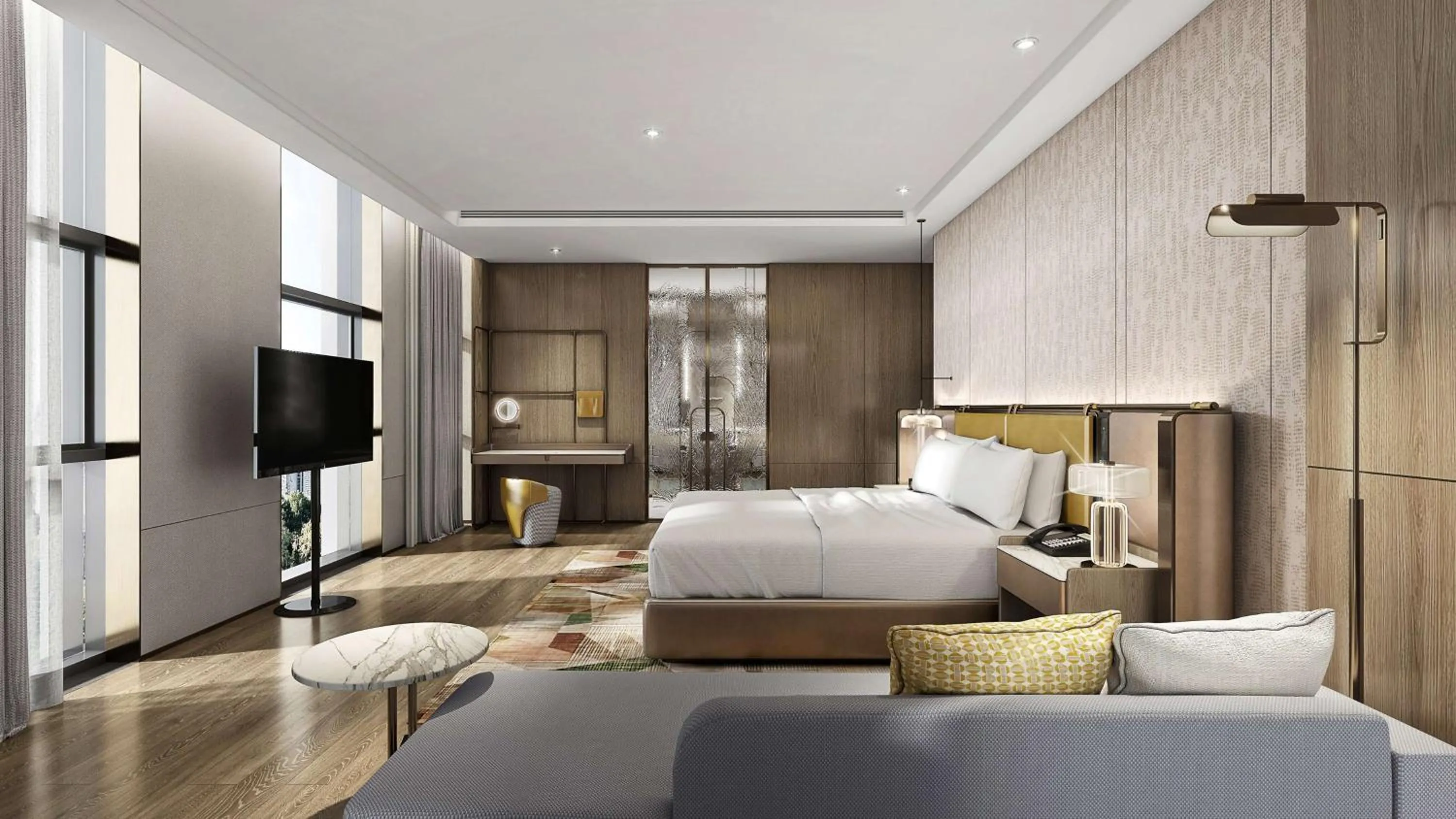 Bedroom in Hotel Plume Chengdu, Tapestry Collection By Hilton