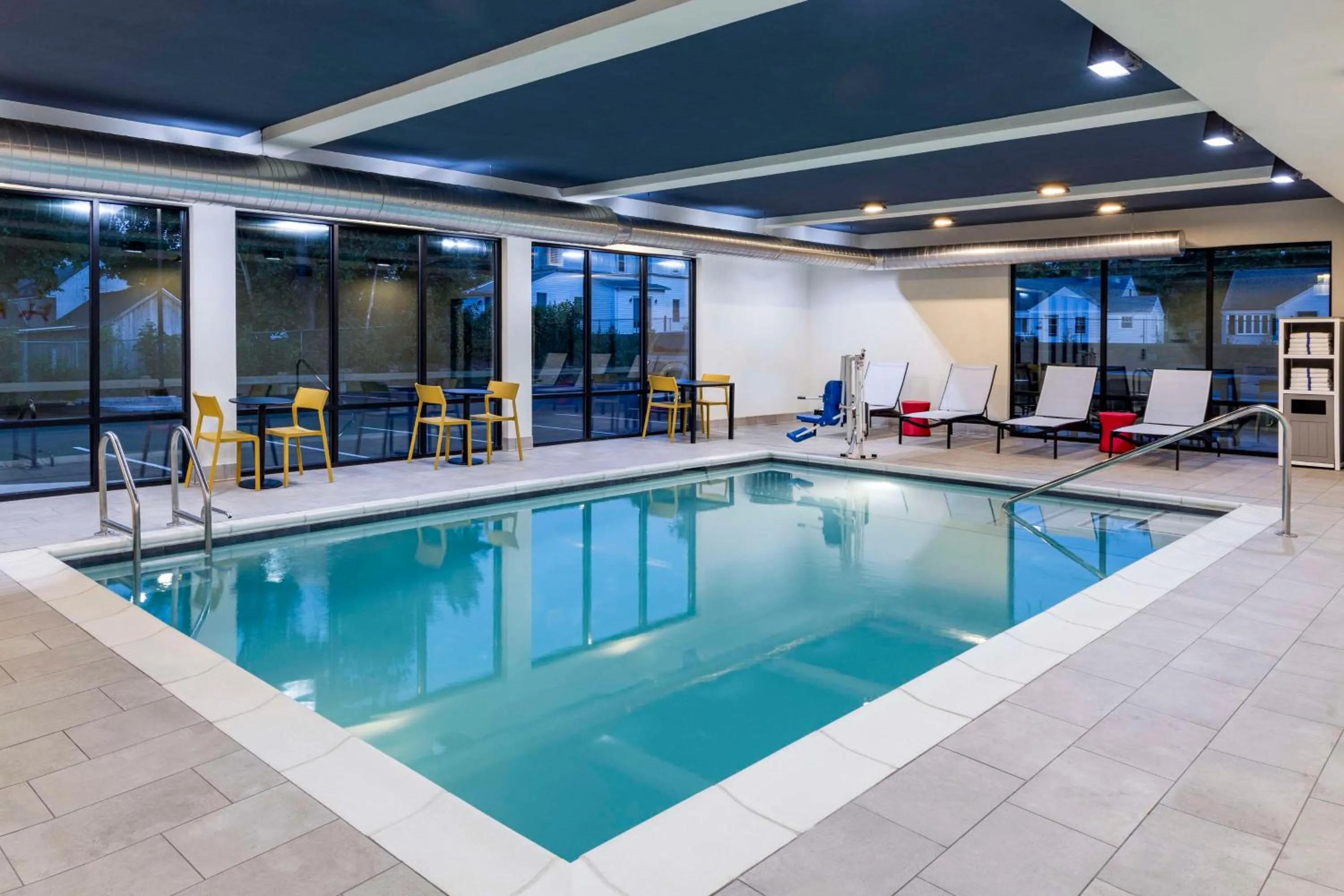 Pool view in Home2 Suites By Hilton East Haven New Haven