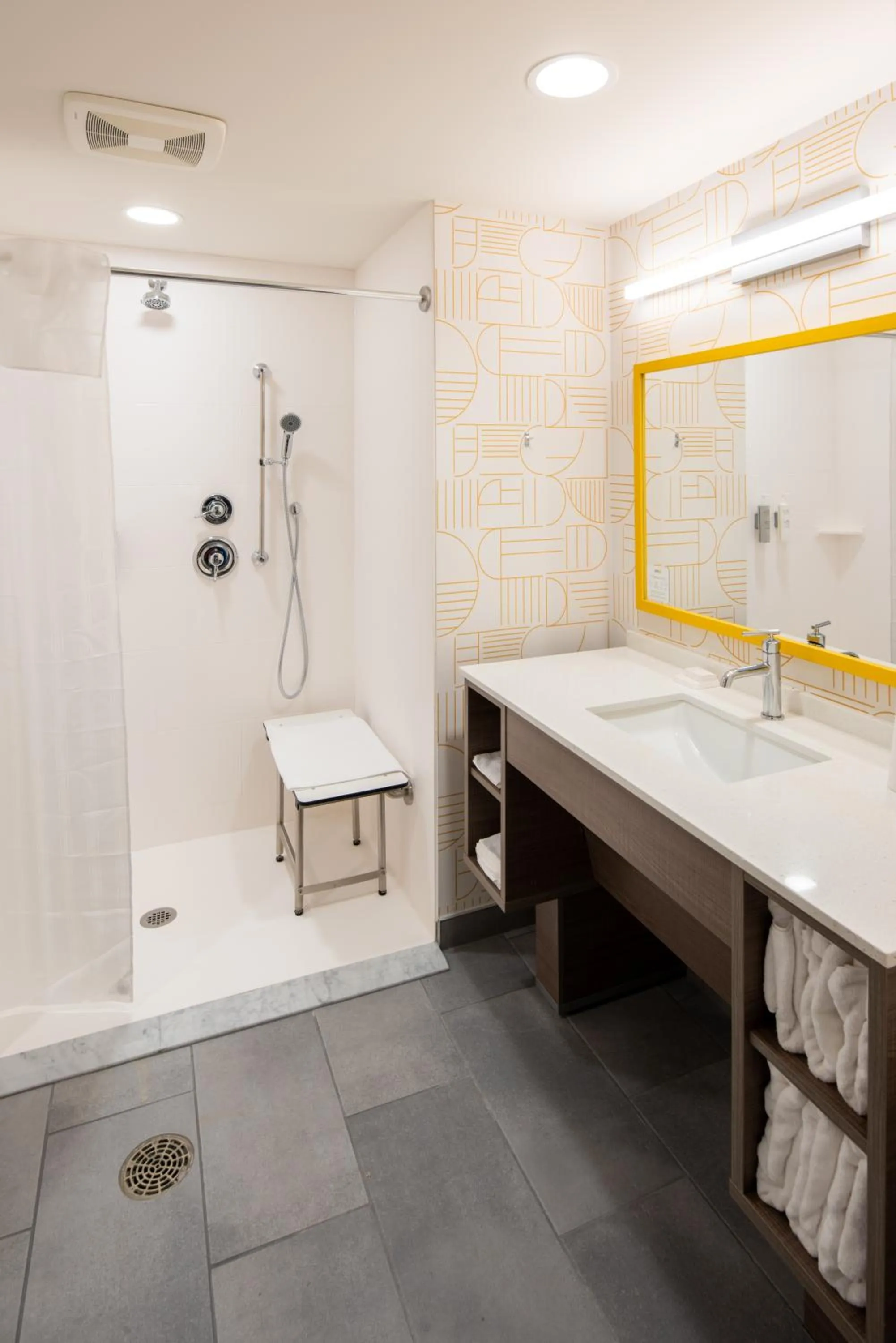 Bathroom in Home2 Suites By Hilton East Haven New Haven