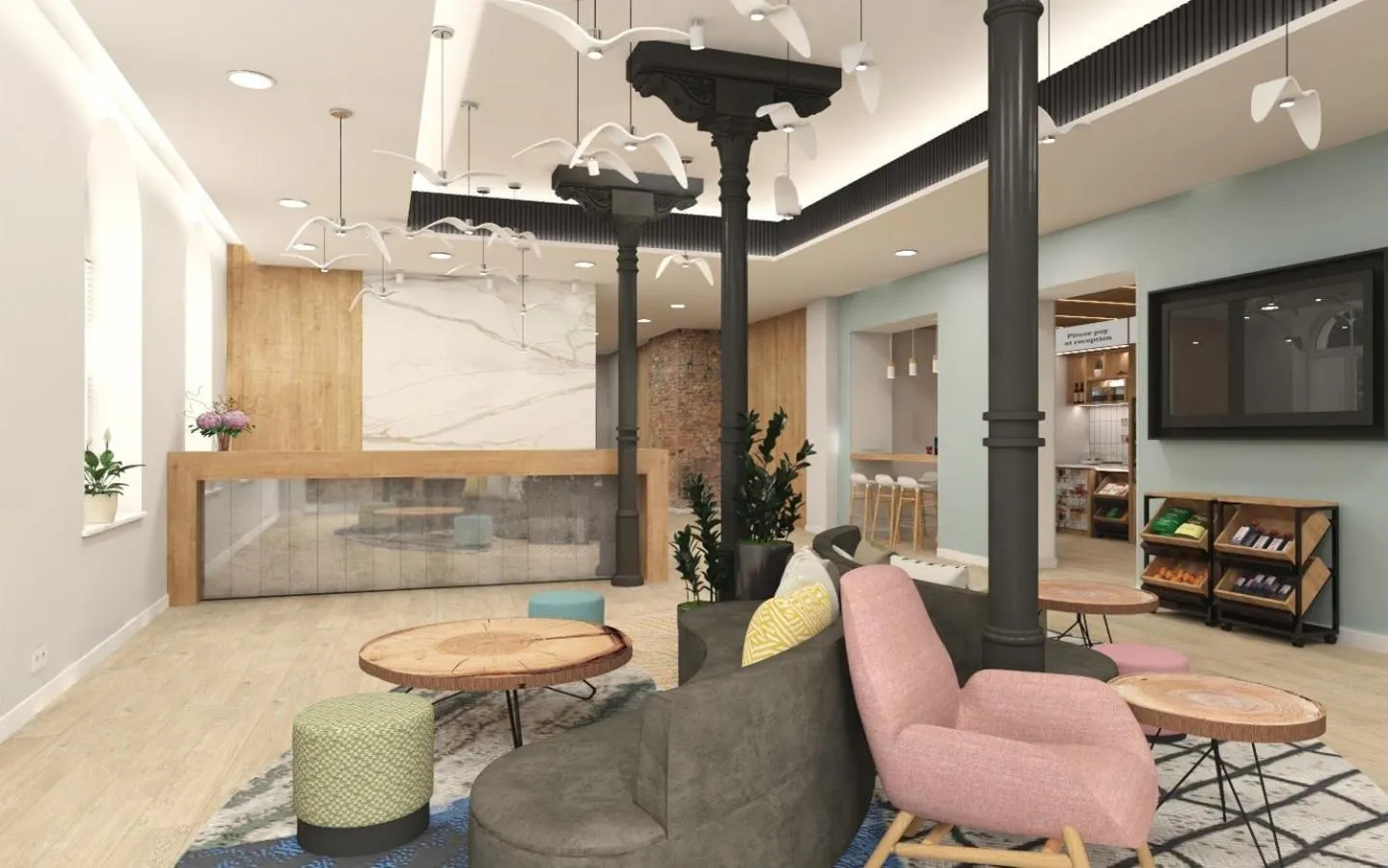 Lobby or reception in Hilton Garden Inn Radom