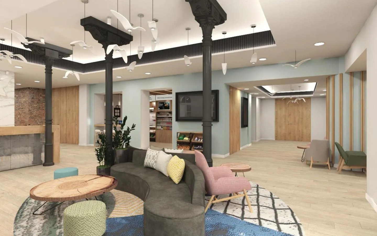 Lobby or reception in Hilton Garden Inn Radom