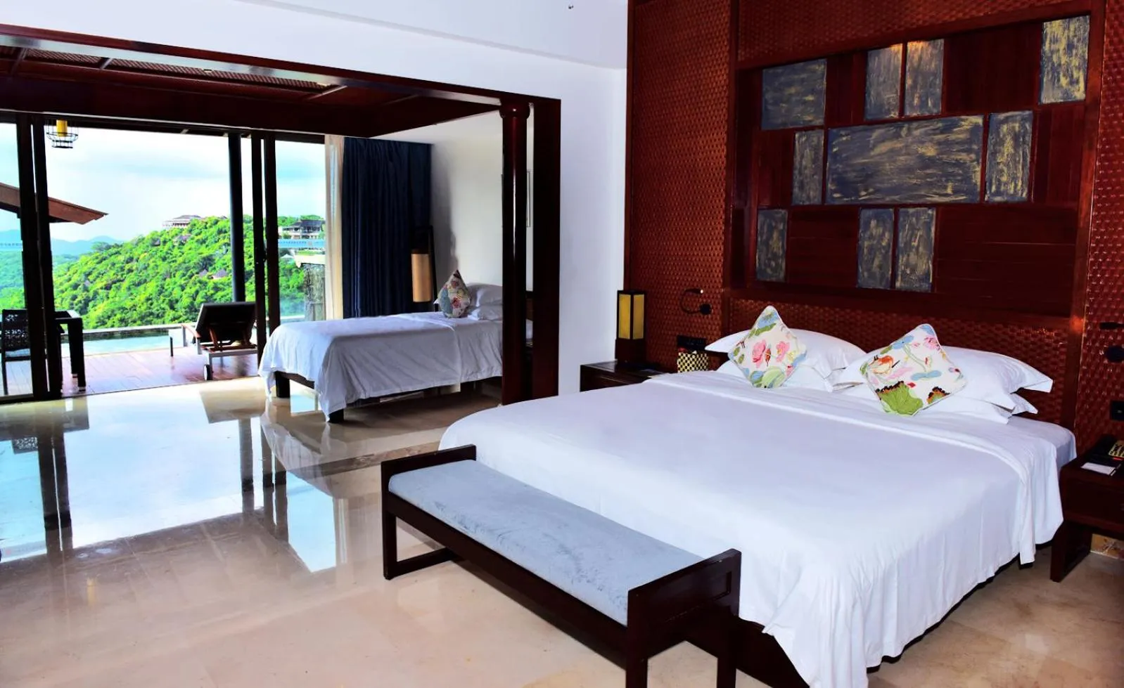 Bed in Yalong Bay Earthly Paradise Birds Nest Resort （Mountain Villas)