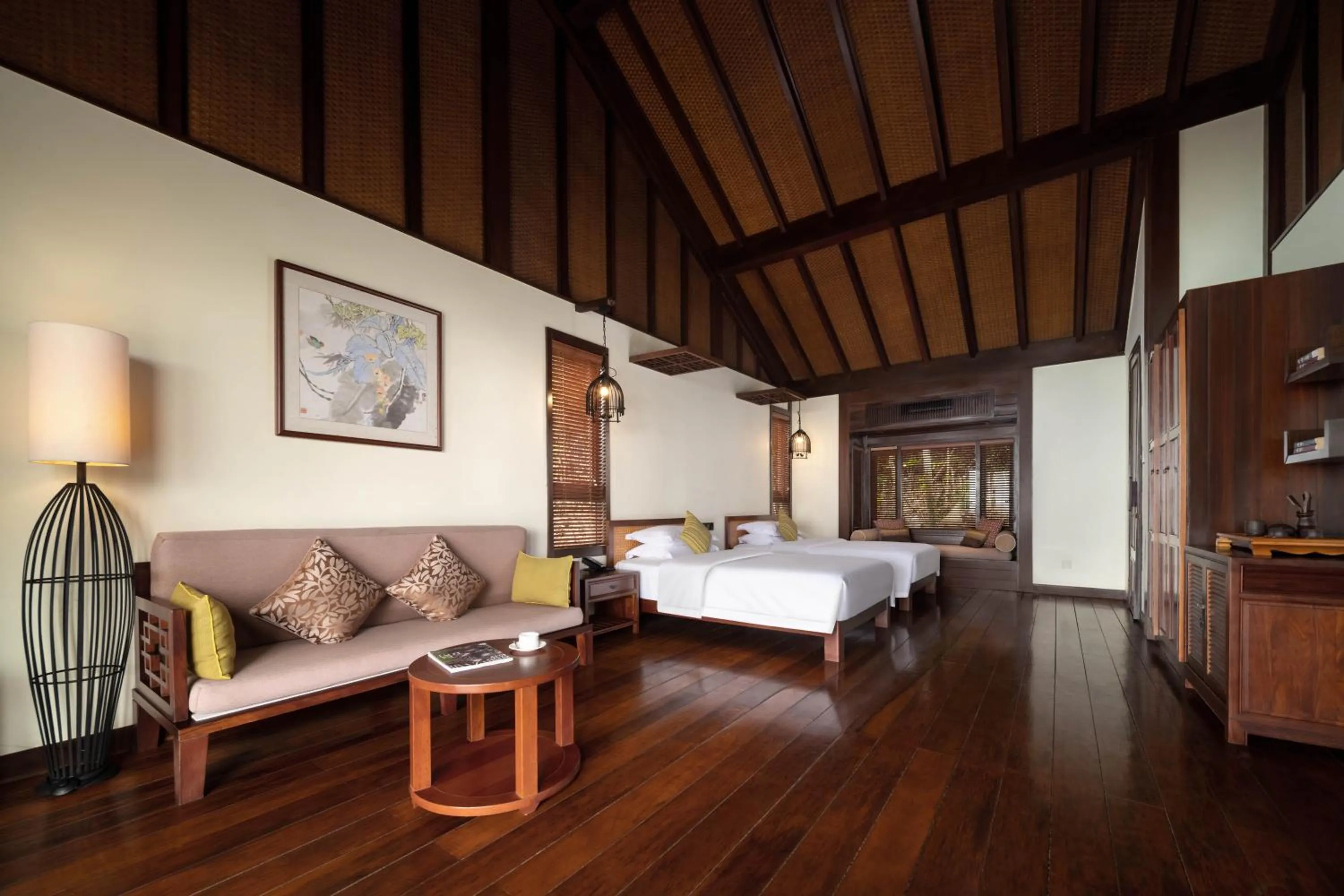 Bed in Yalong Bay Earthly Paradise Birds Nest Resort （Mountain Villas)