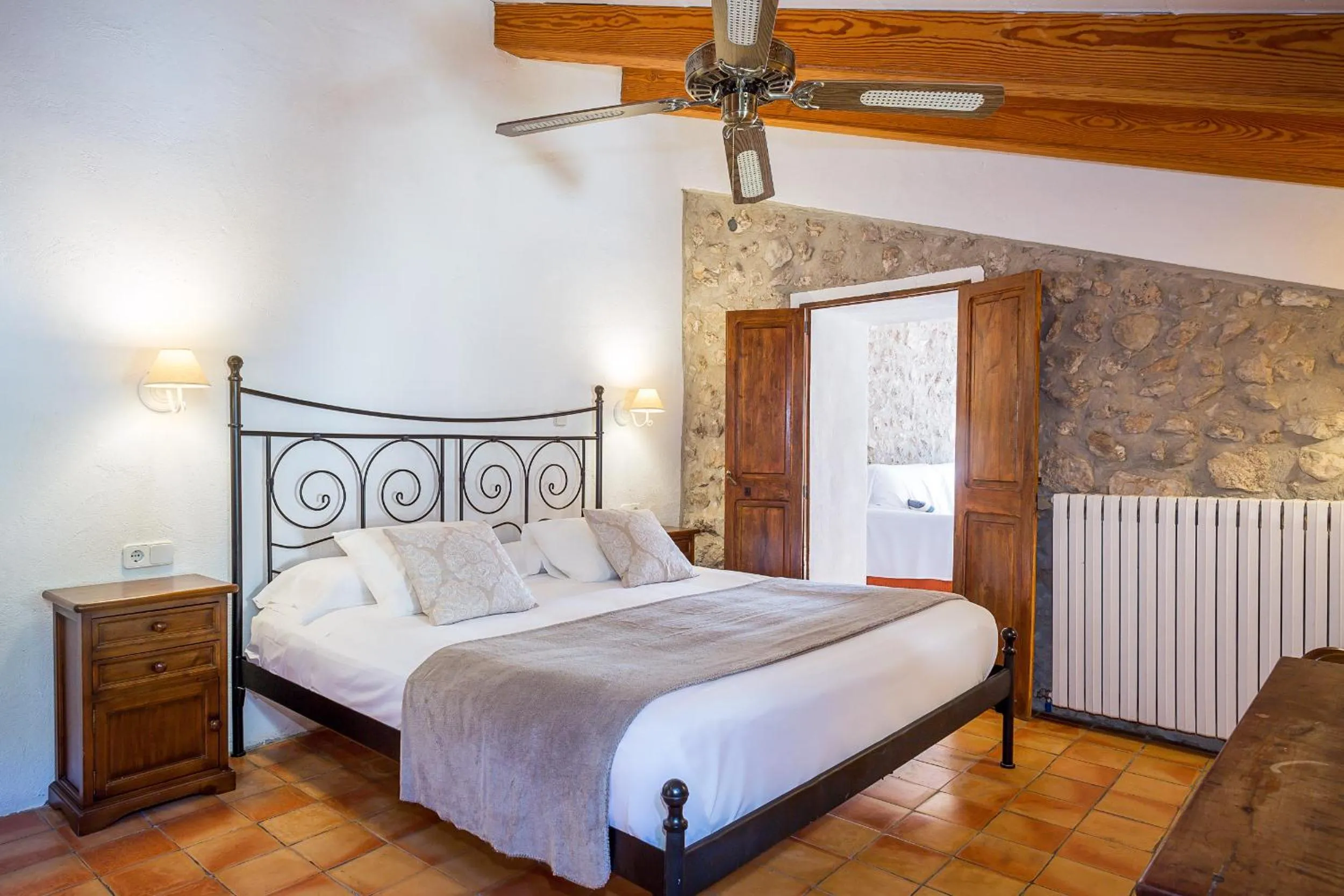 Bed in Finca Es Castell