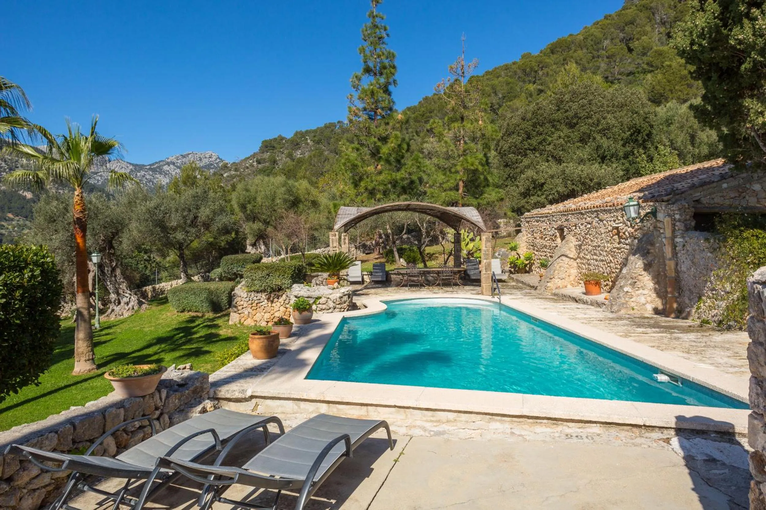 Garden in Finca Es Castell