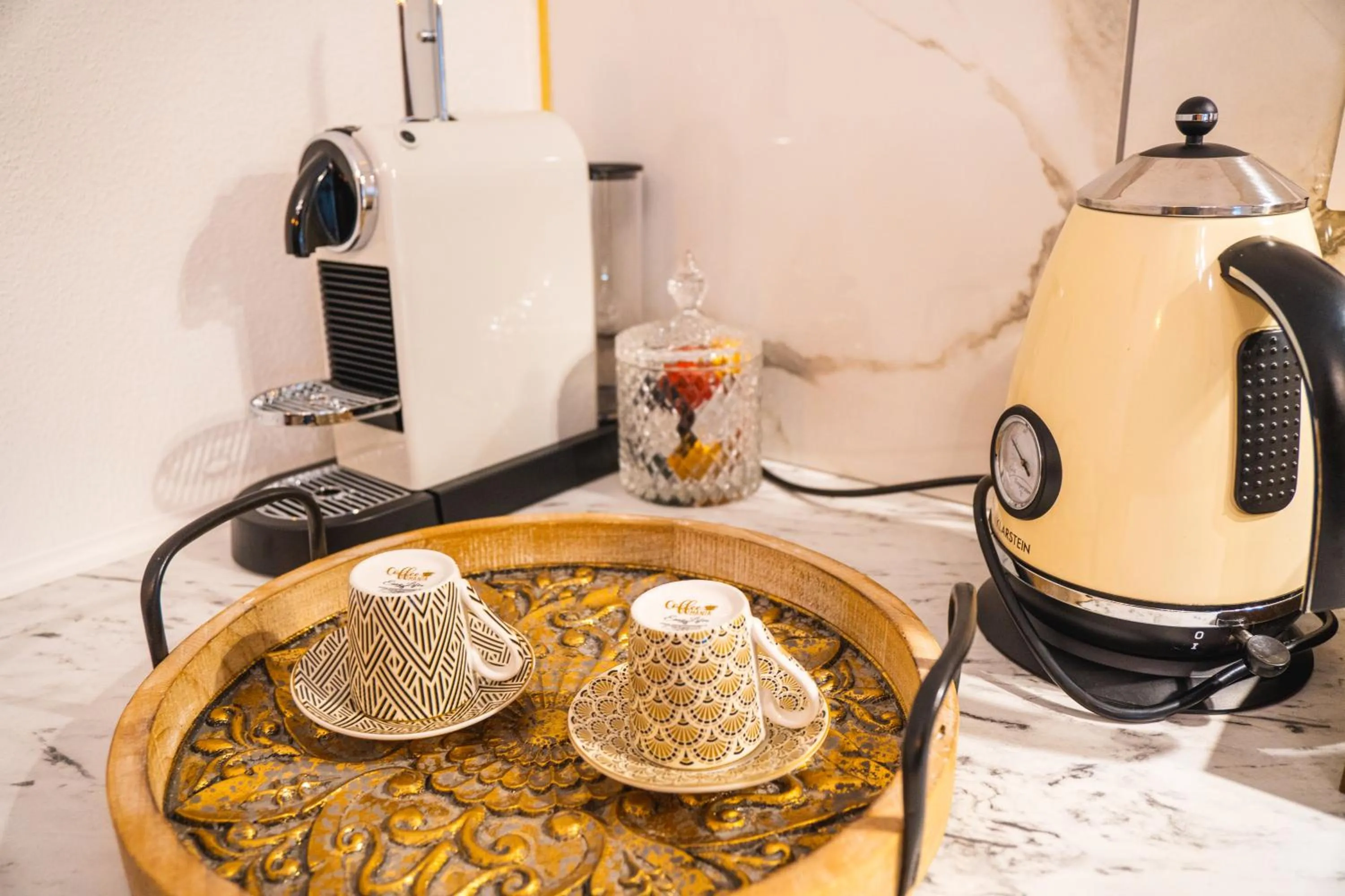 Kitchen or kitchenette in Opera apartments - Mestský palác