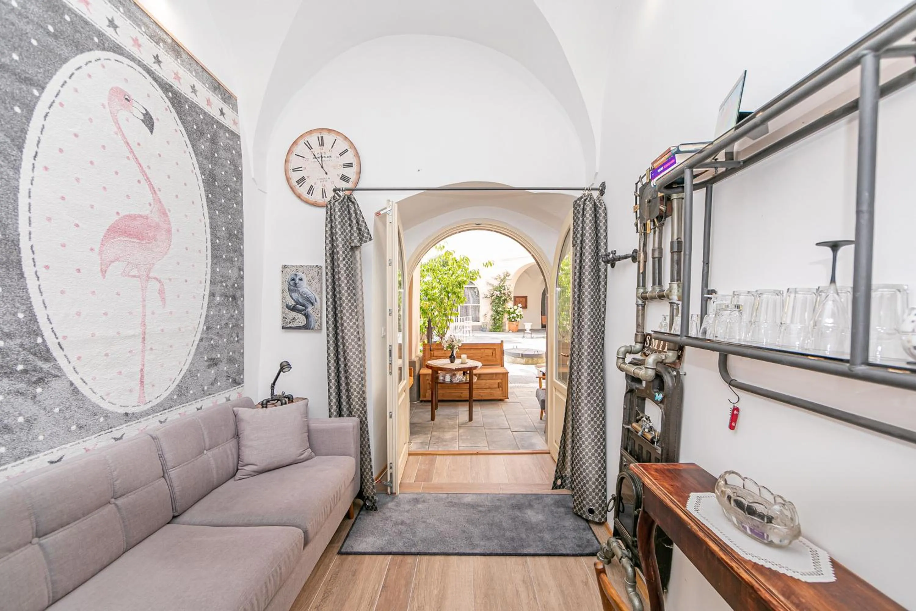 Seating area in Opera apartments - Mestský palác