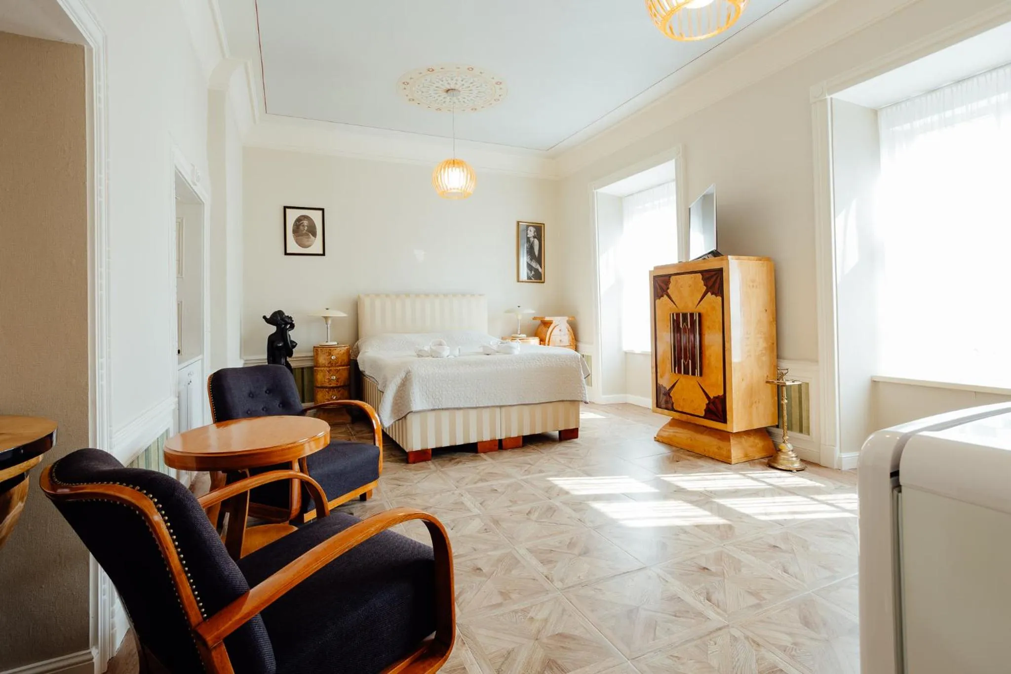 Photo of the whole room, Bed in Opera apartments - Mestský palác