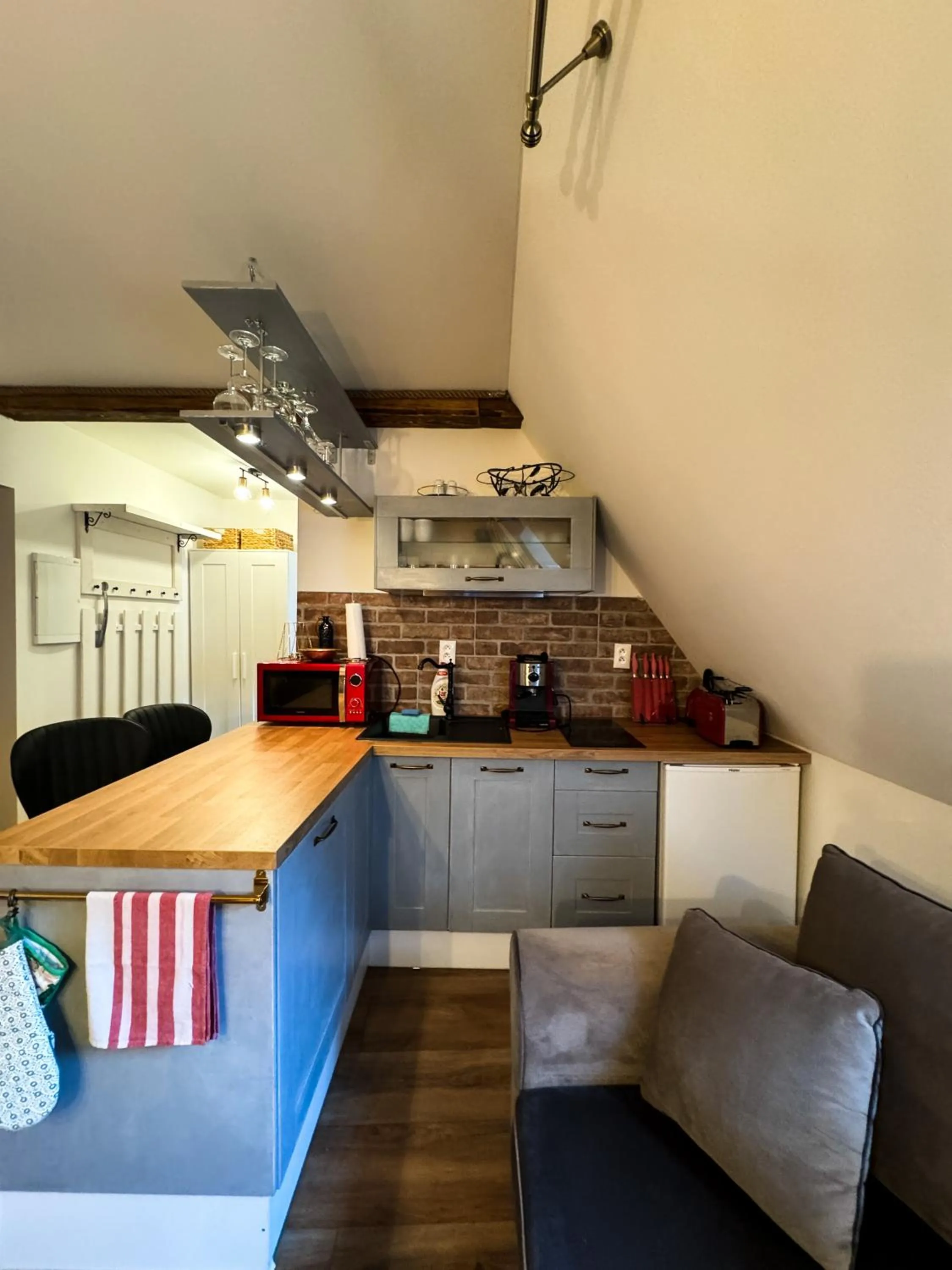 Kitchen or kitchenette in Opera apartments - Mestský palác