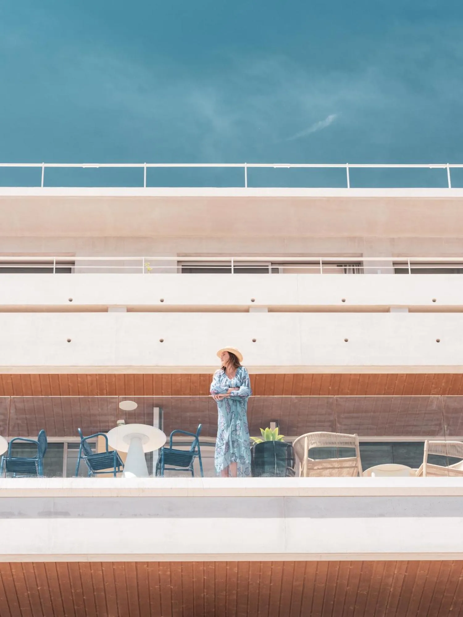 Patio in Bleu Hôtel & Spa