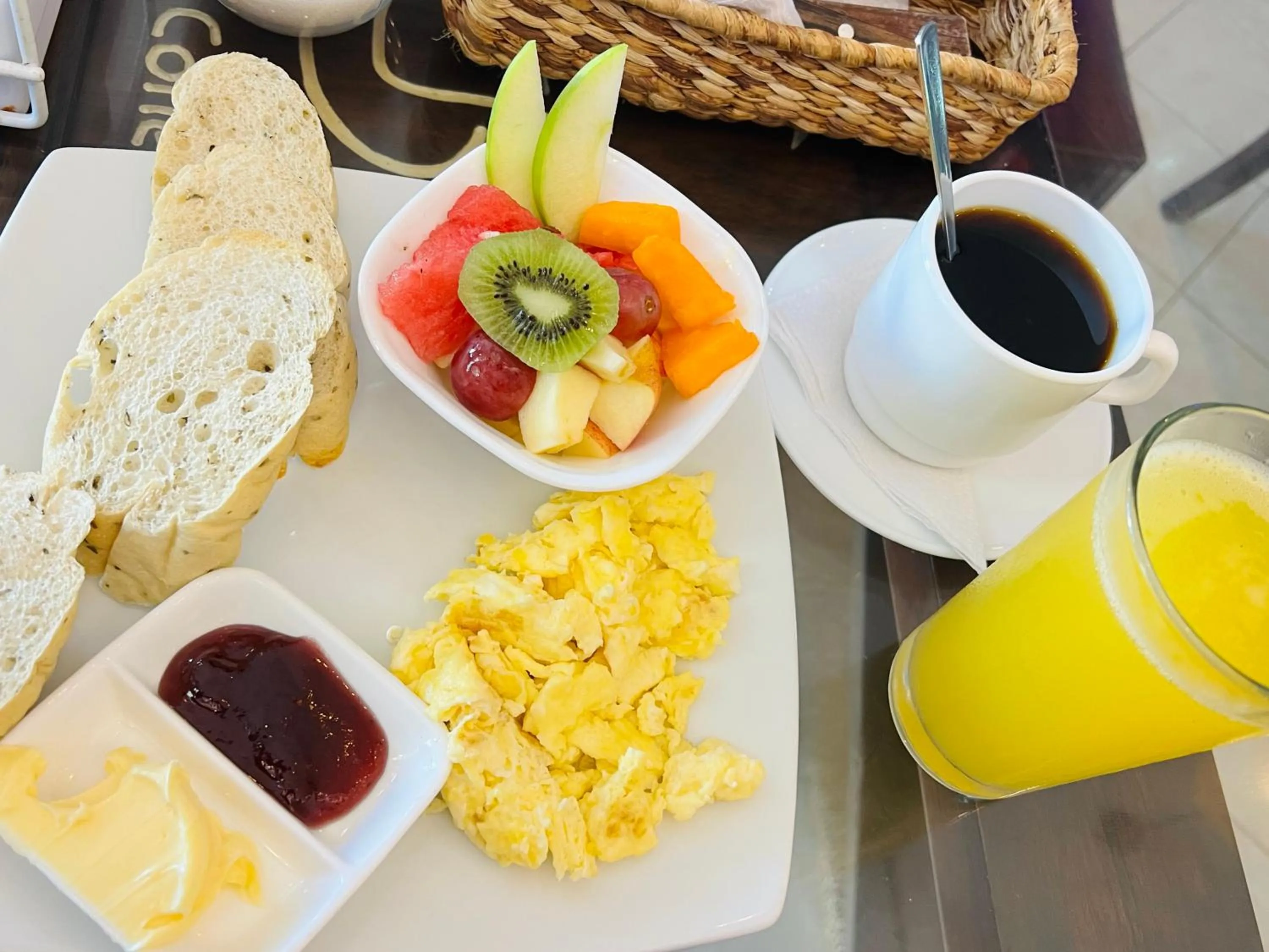 Breakfast in Hotel Sierra Negra