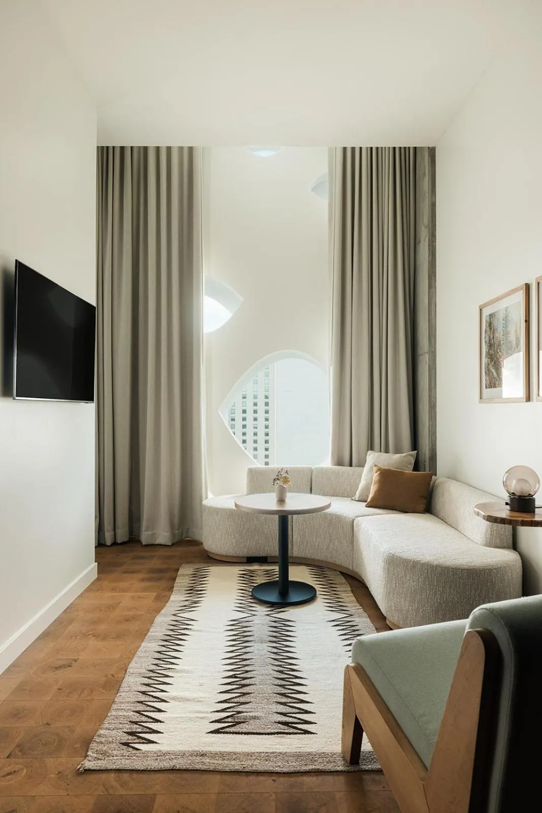 Living room, Bed in Populus