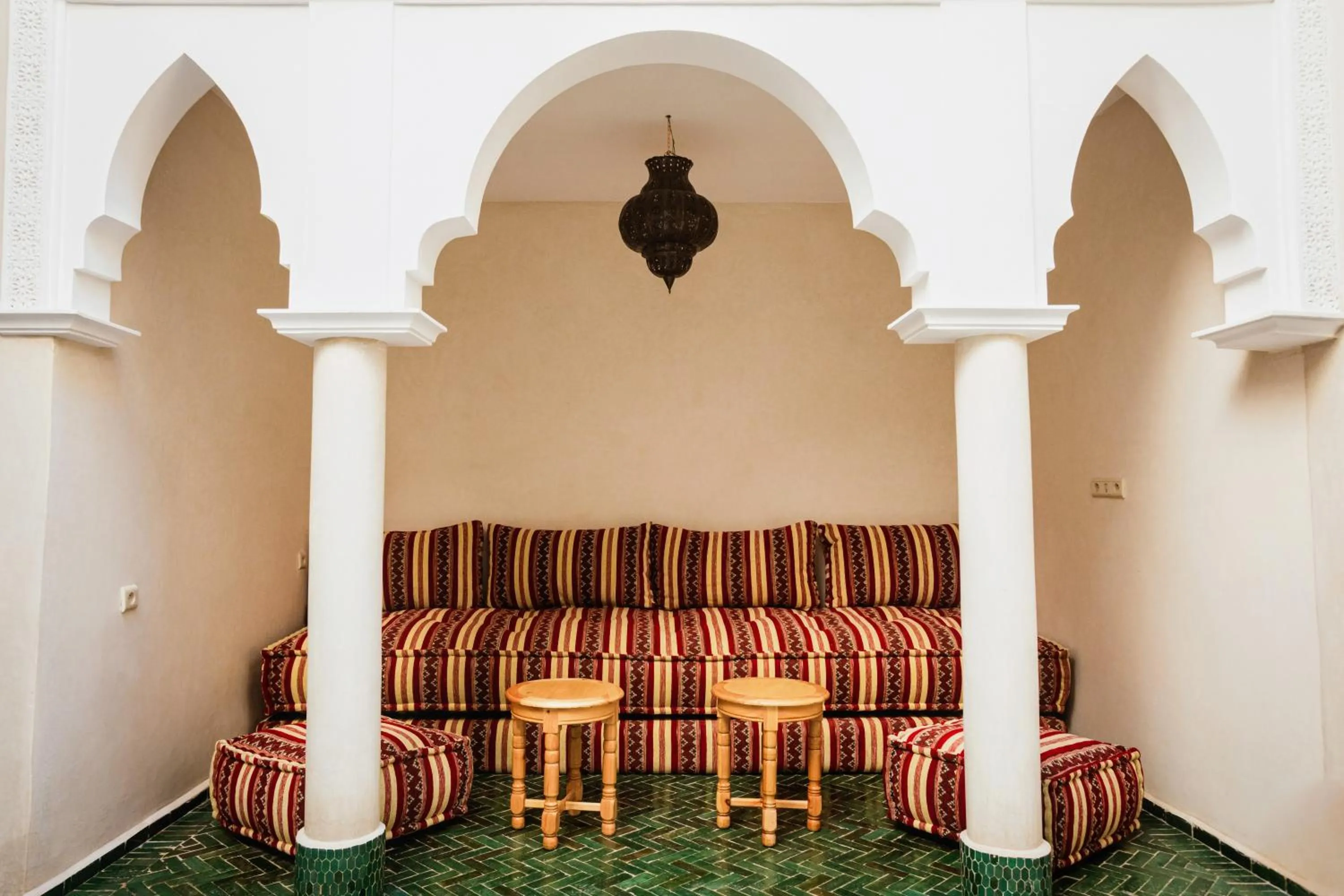 Seating area in Riad Zazz