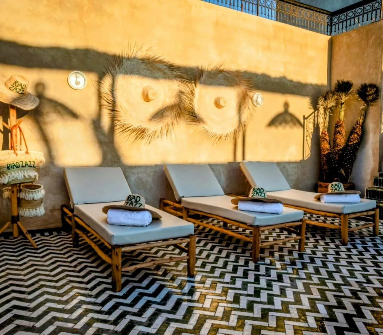 Balcony/Terrace in Riad Zazz