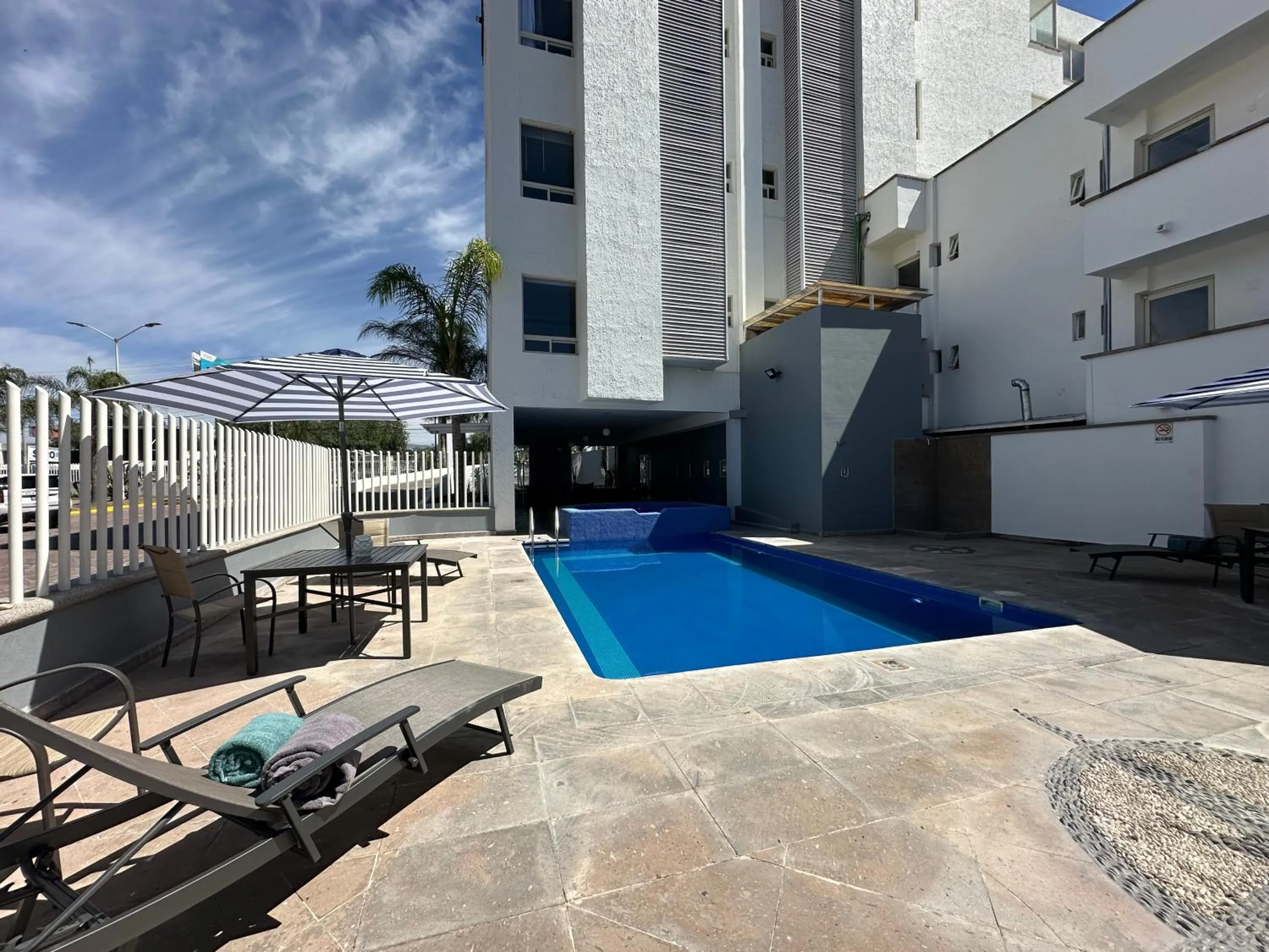 Swimming pool in InHouse Hotel León