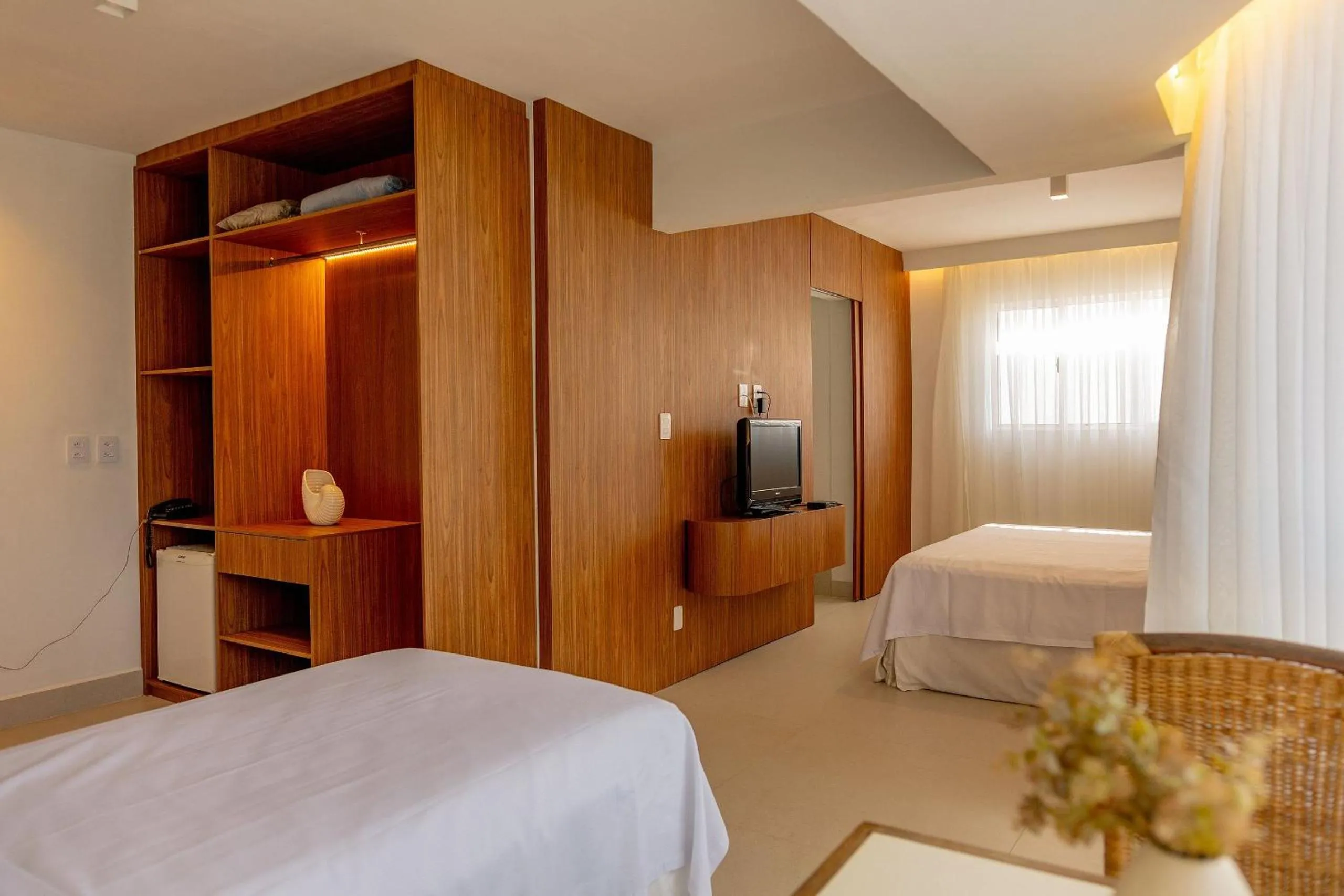 Bed in Vip Praia Hotel em Ponta Negra