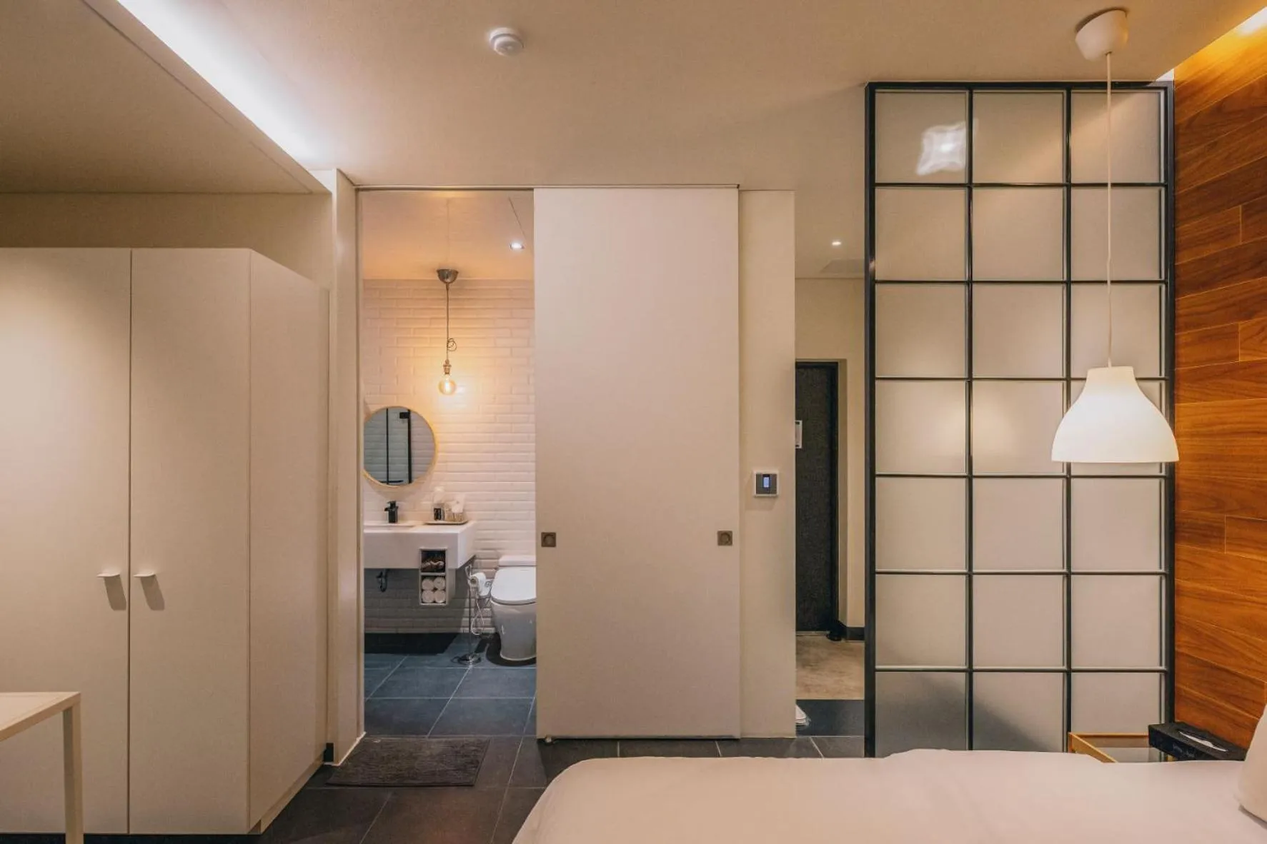 Area and facilities, Bed in Gwangju Hotel the spot