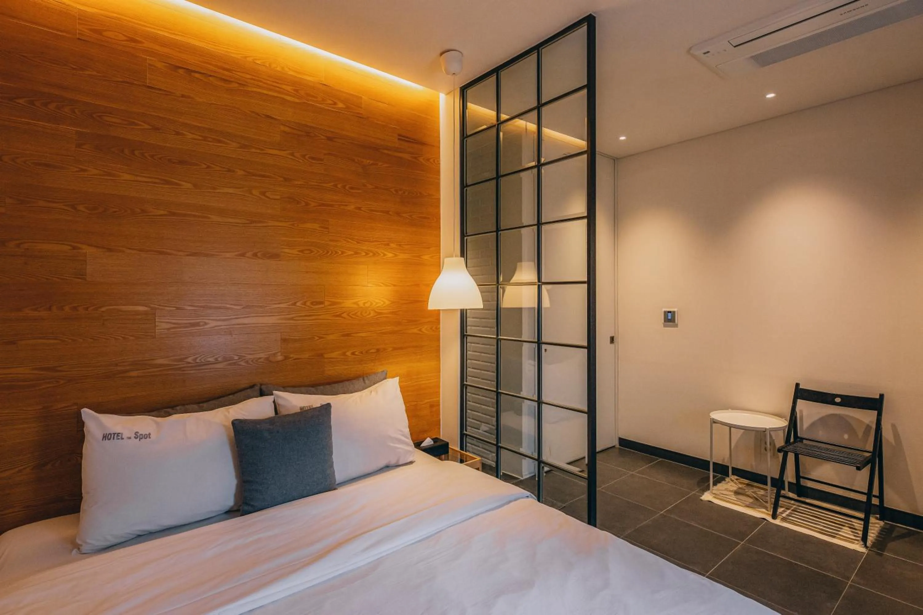 Bed in Gwangju Hotel the spot