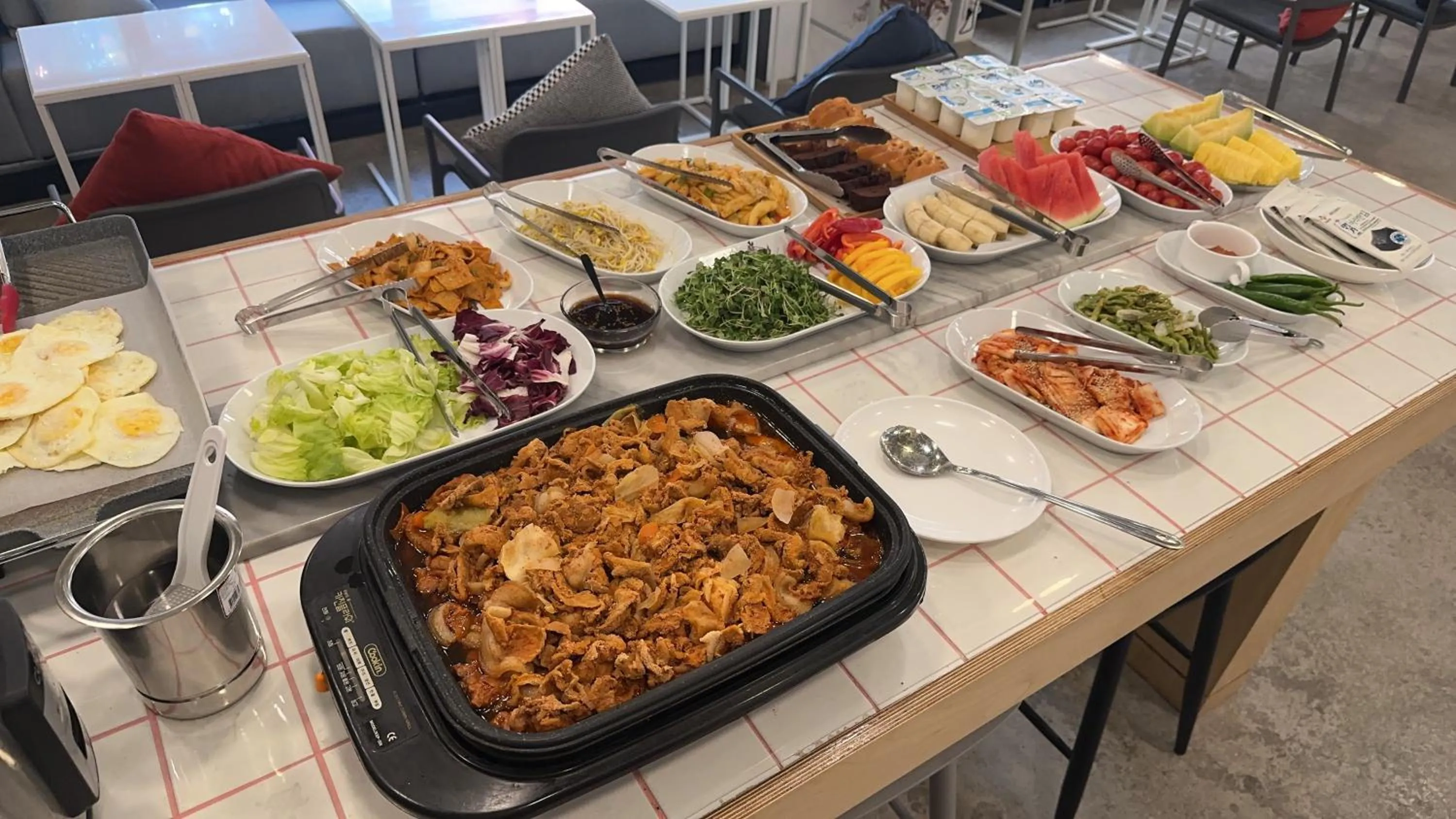 Breakfast in Gwangju Hotel the spot