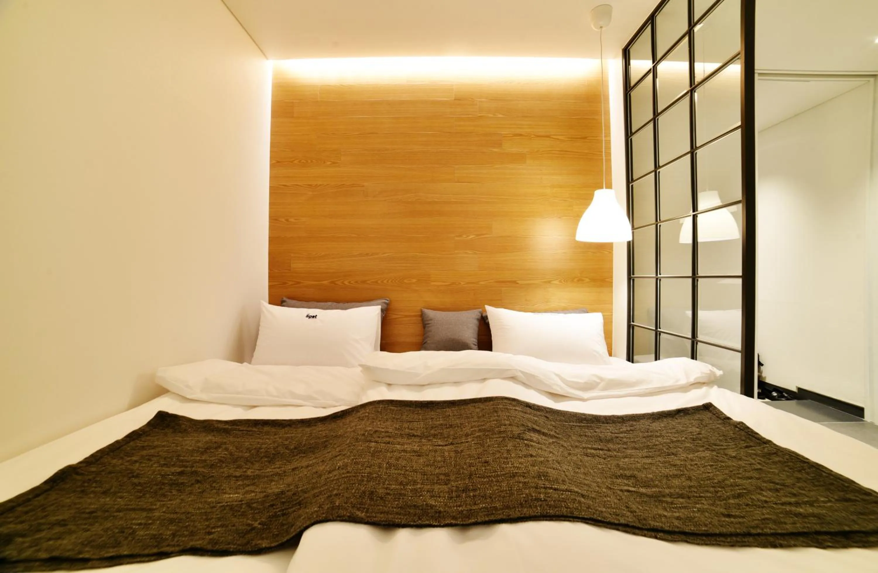 Bed in Gwangju Hotel the spot