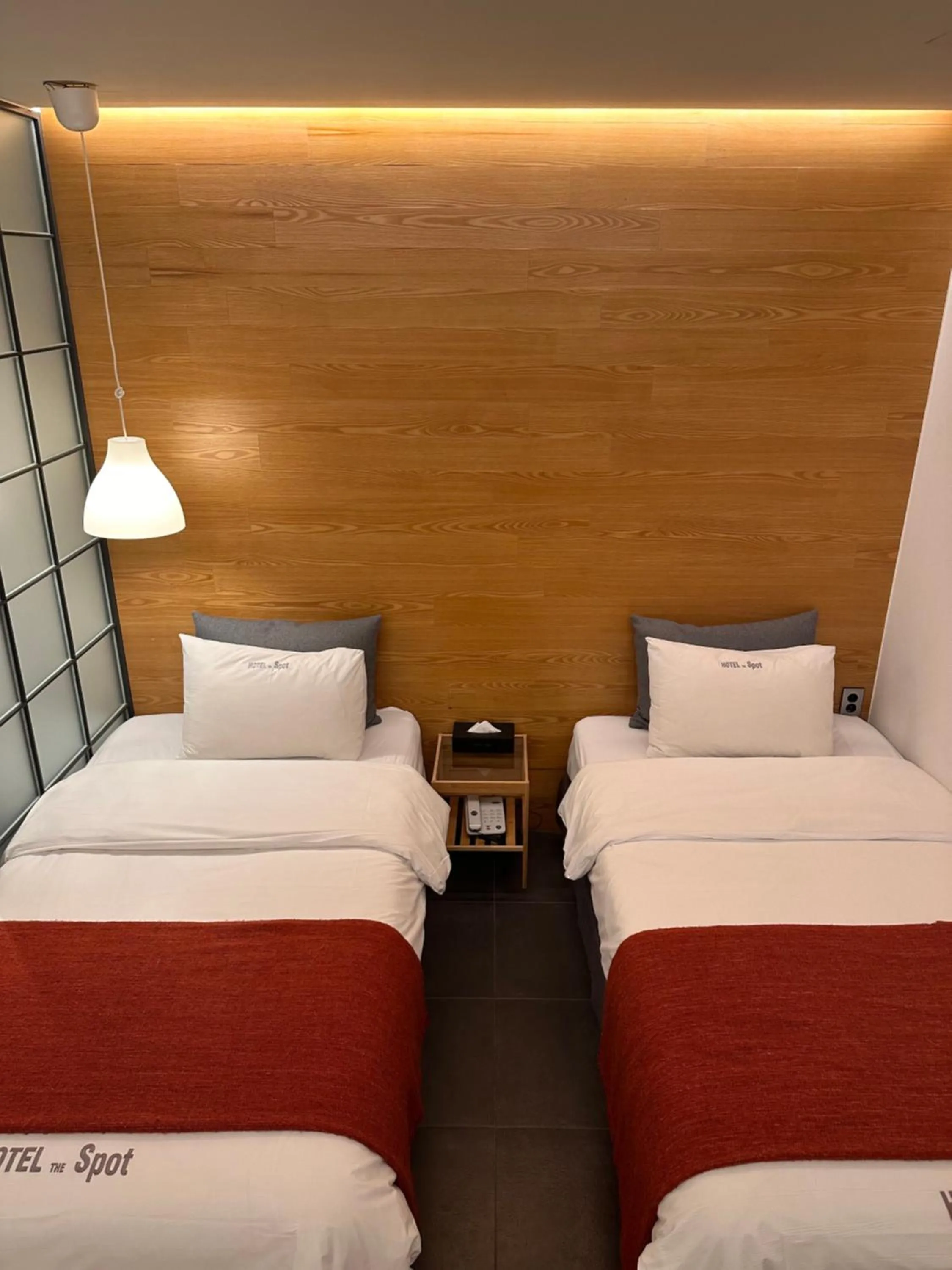 Bed in Gwangju Hotel the spot