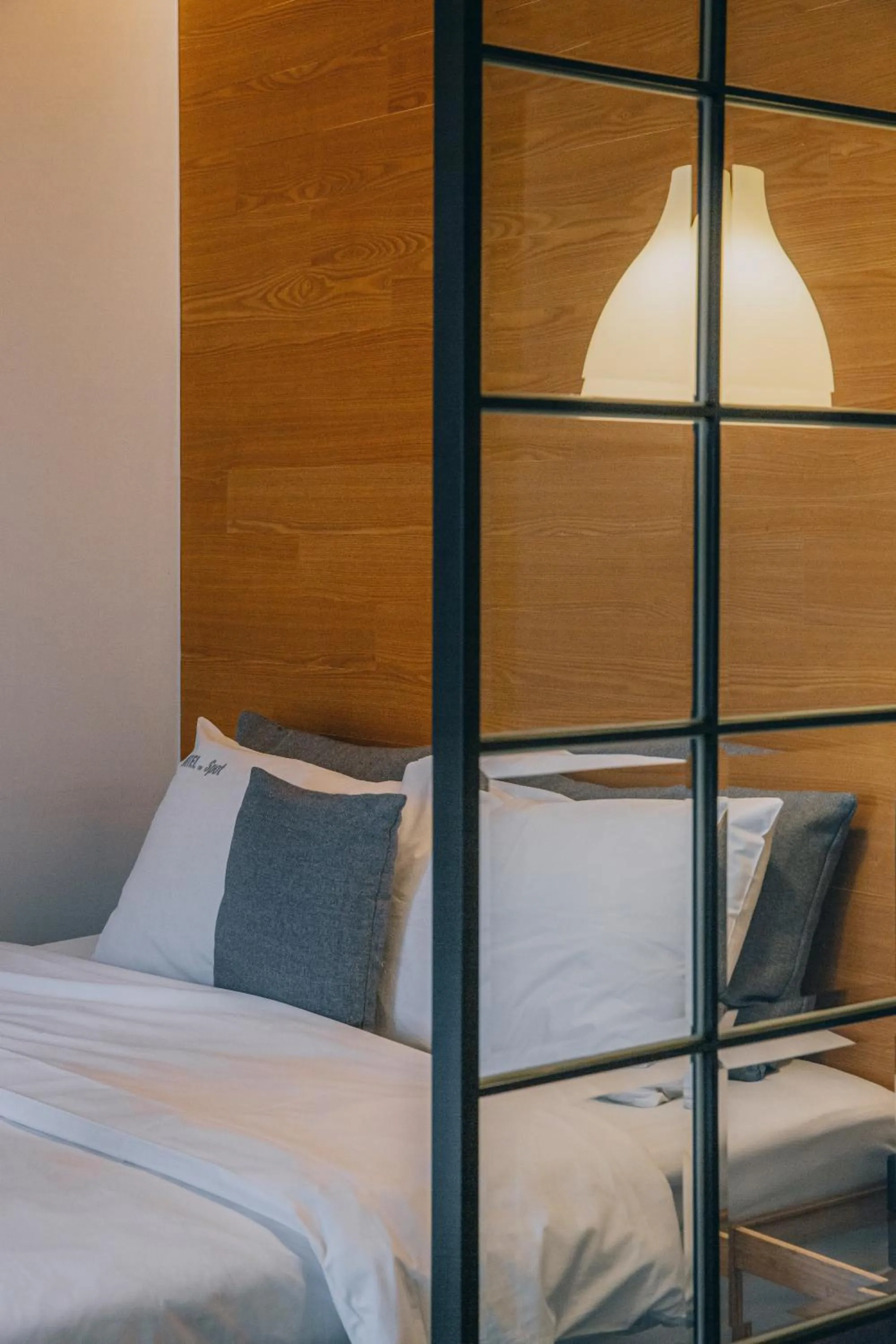 Decorative detail, Bed in Gwangju Hotel the spot