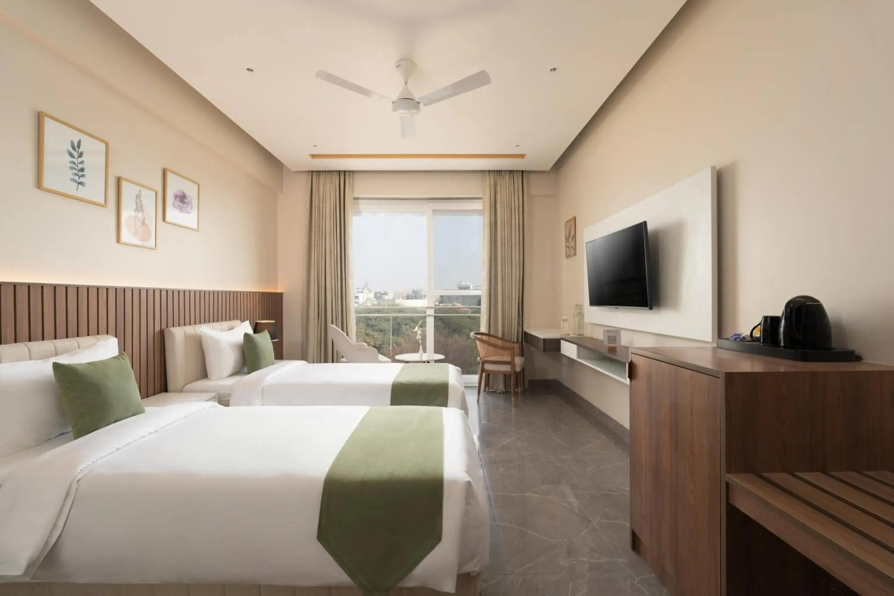 Deluxe Twin Room in Foxtrail, Sector 42 - AM Hotel Kollection Deluxe Twin Room in Foxtrail, Sector 42 - AM Hotel Kollection