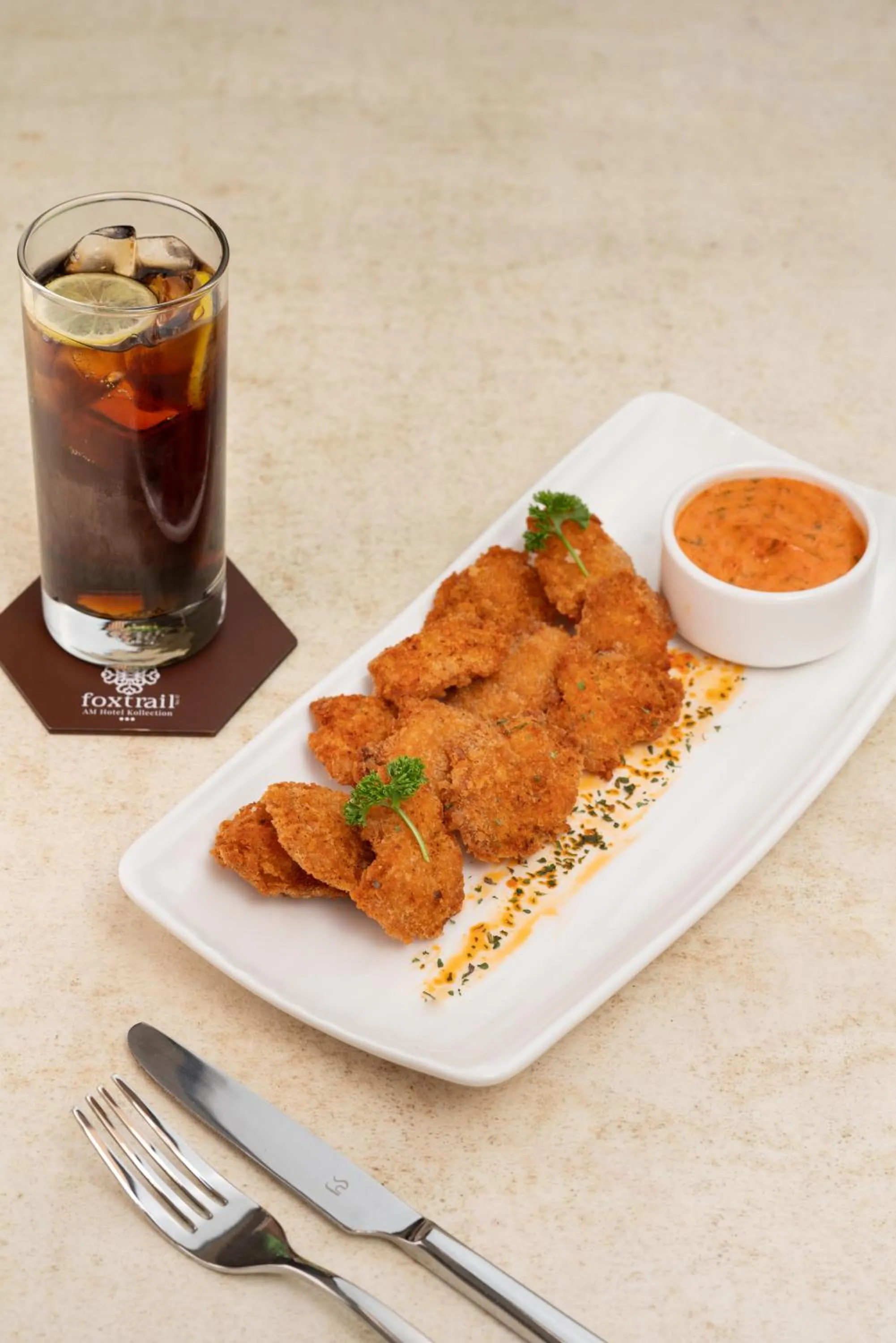 Food in Foxtrail, Sector 42 - AM Hotel Kollection