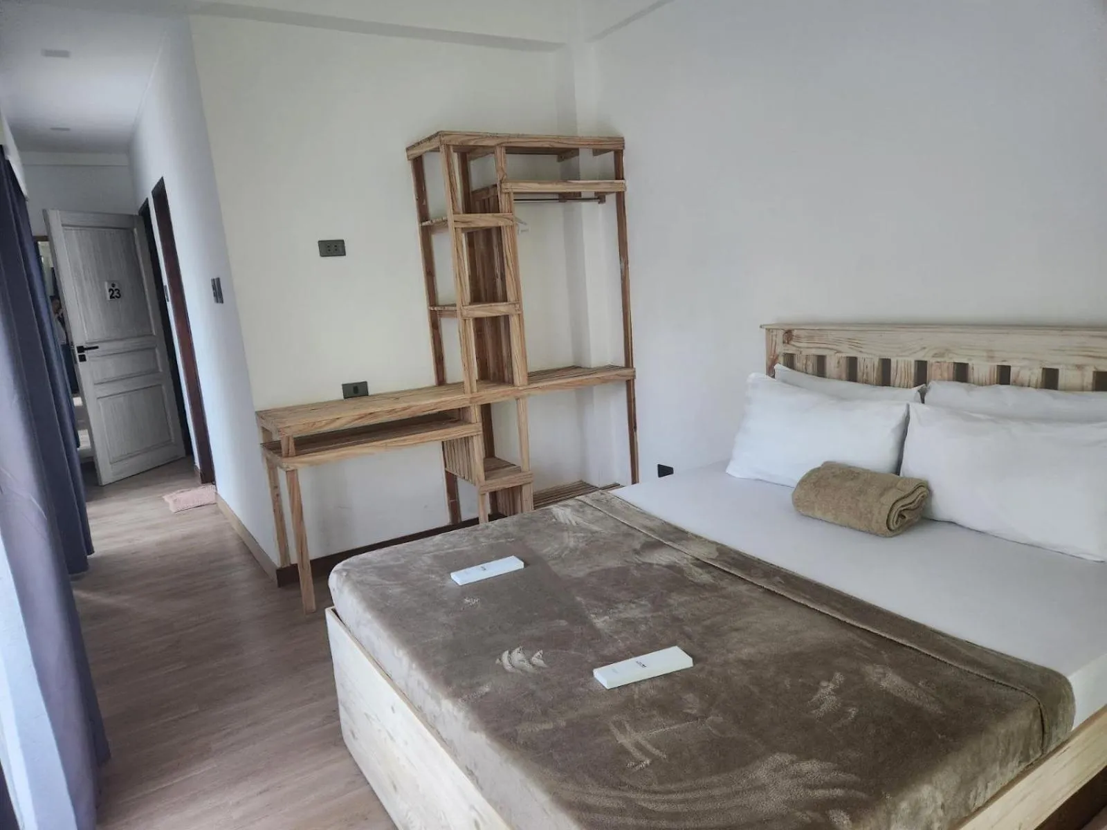 Bed in Islas Moriones Beach Resort