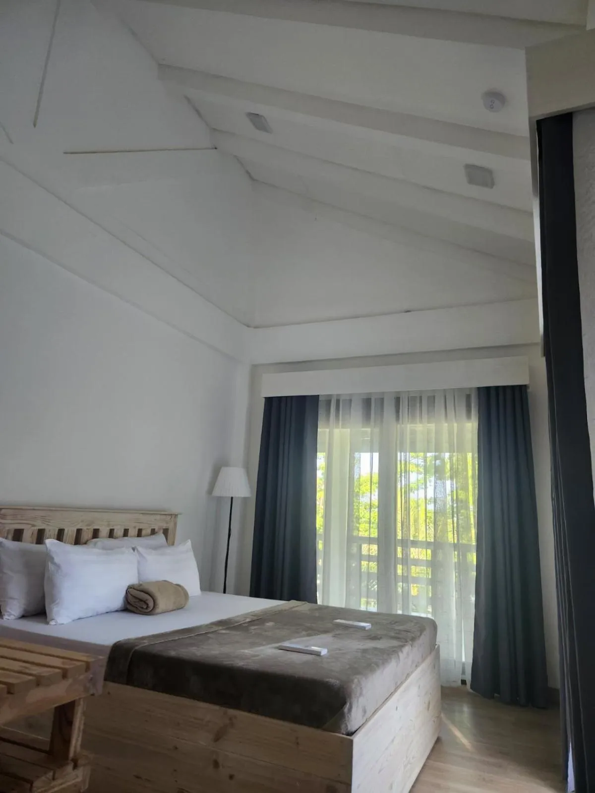 Bed in Islas Moriones Beach Resort