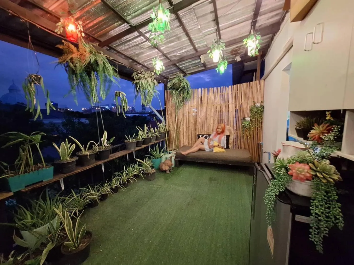 Garden in EZ Sleep @ Ratchada 19